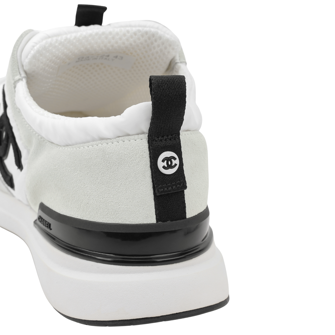 샤넬 스니커즈 스웨이드 카프스킨 나일론 & 화이트 아이보리(Chanel Sneakers Suede Calfskin Nylon & White Ivory) - 9