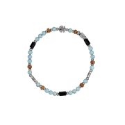 Scudo Shell Emerald Karen Beads Bracelet