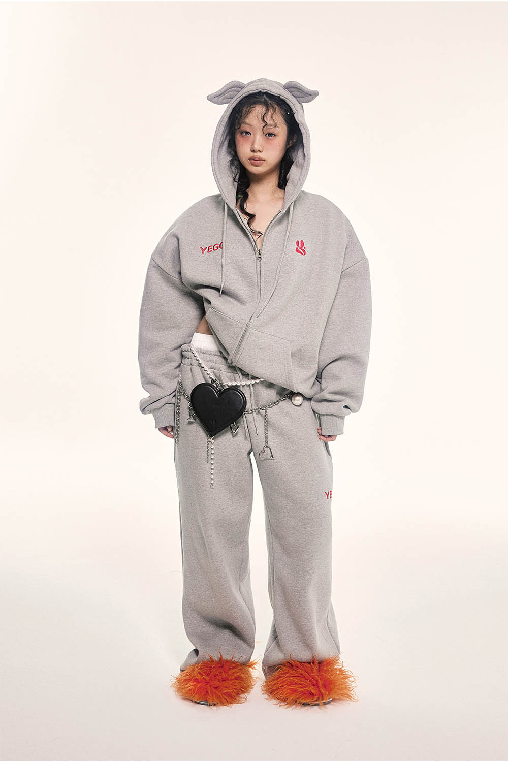 YEGG WING HOODIE SET GREY / グレイ YEGG グレー Wing hoodie SET Wing Hoodie set - Black – YEGG