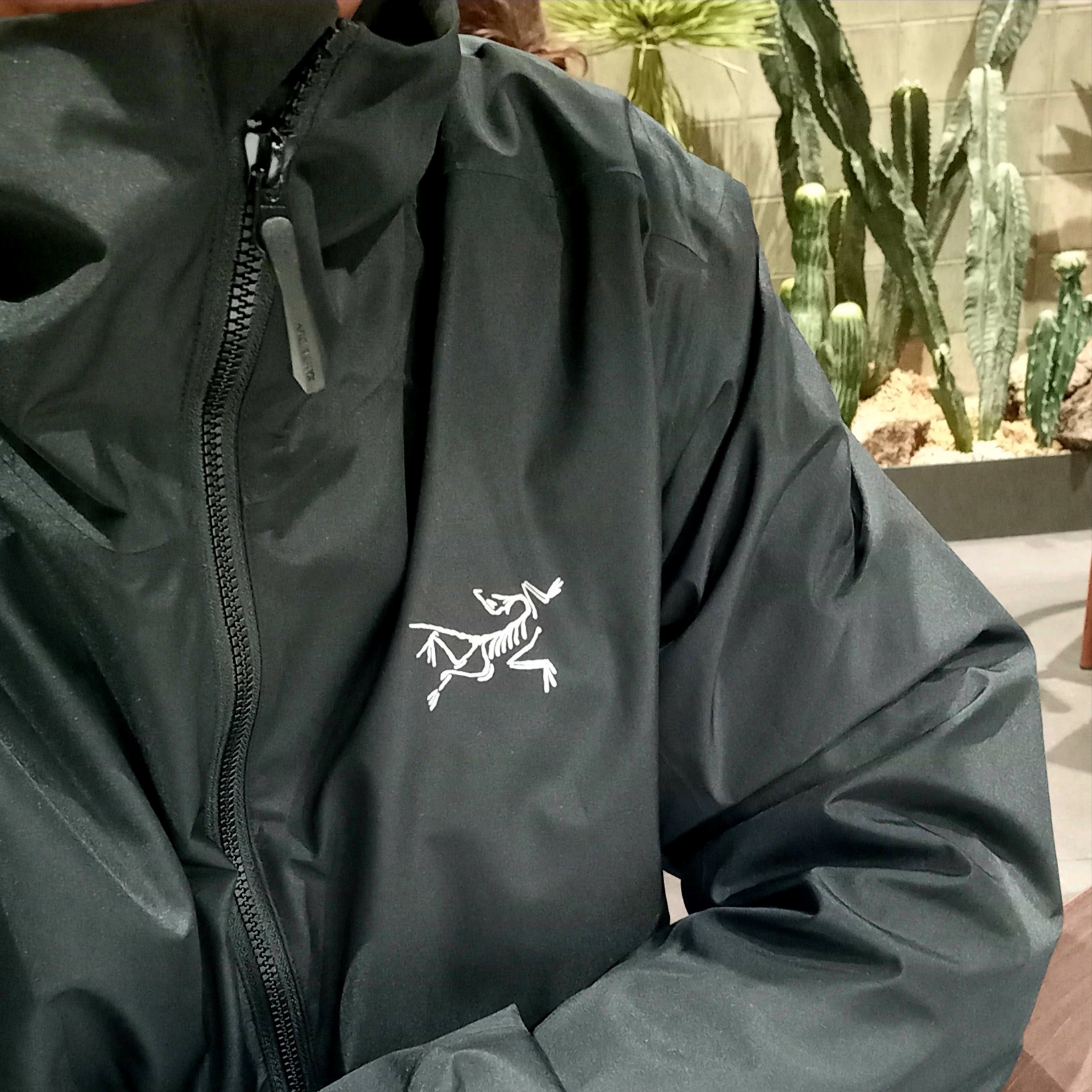 Arc'teryx Solano Hoody Black 착용 스타일 - 3