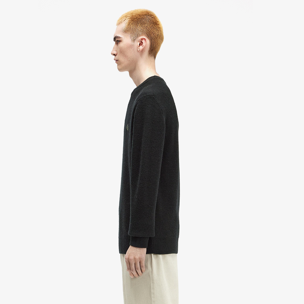 프레드페리 램스울 니트 블랙(Fred Perry Lambswool Knit Black) - 3