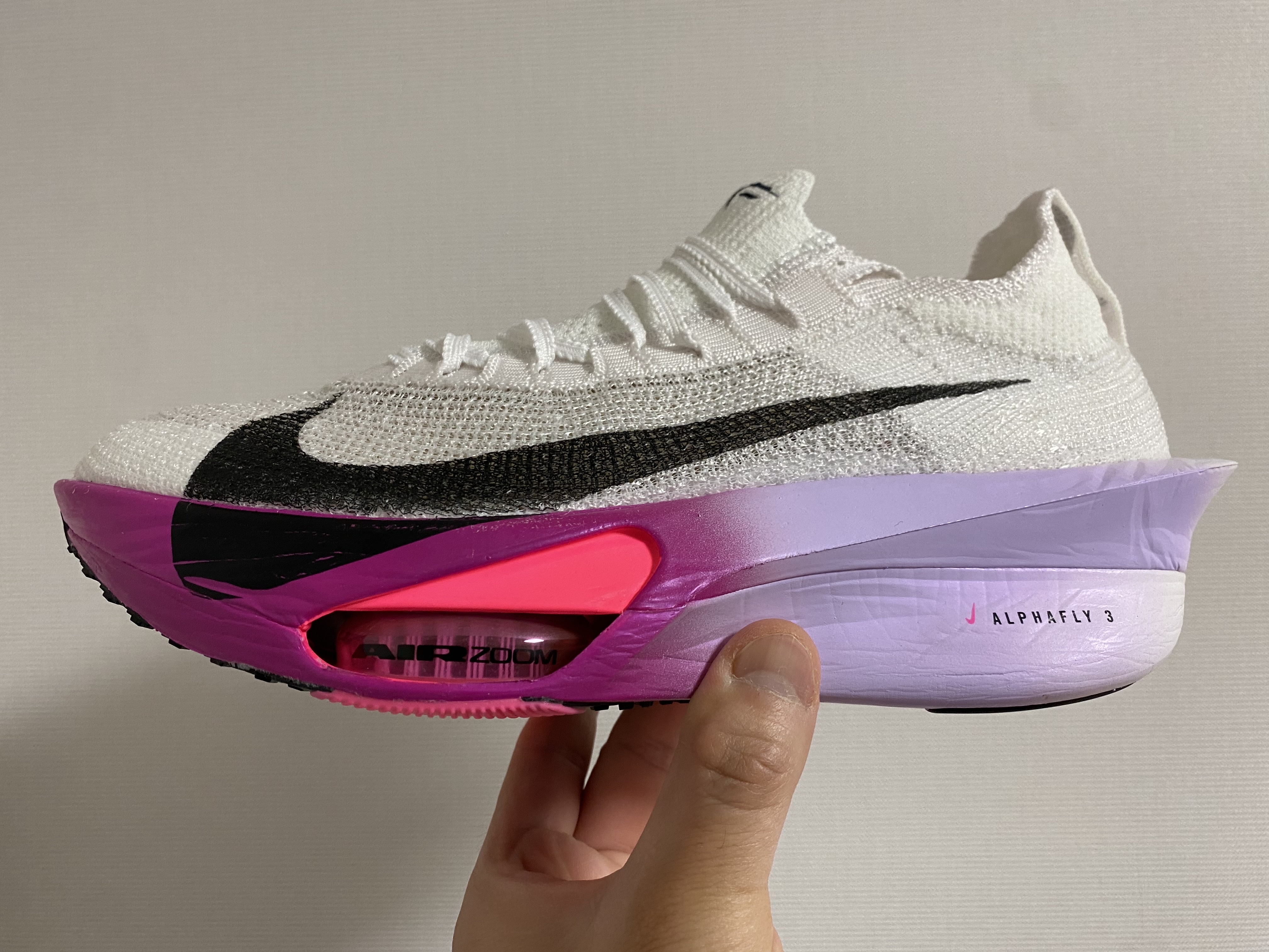 Nike Air Zoom Alphafly Next% 3 Hyper Pink 착용 스타일 - 2