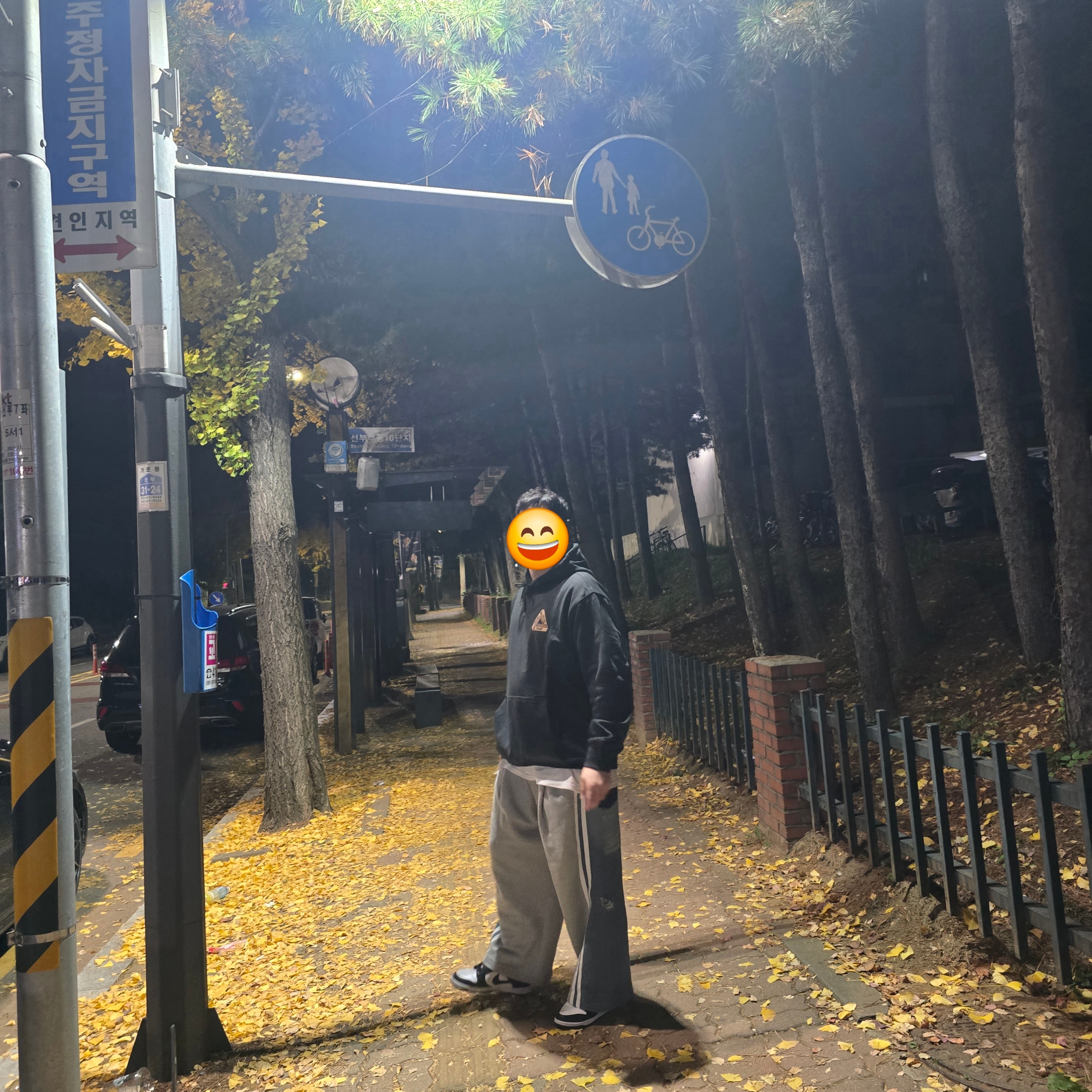 Palace Reaper Hood Black - 23FW, Nike Dunk Low Retro Black 착용 스타일 - 3