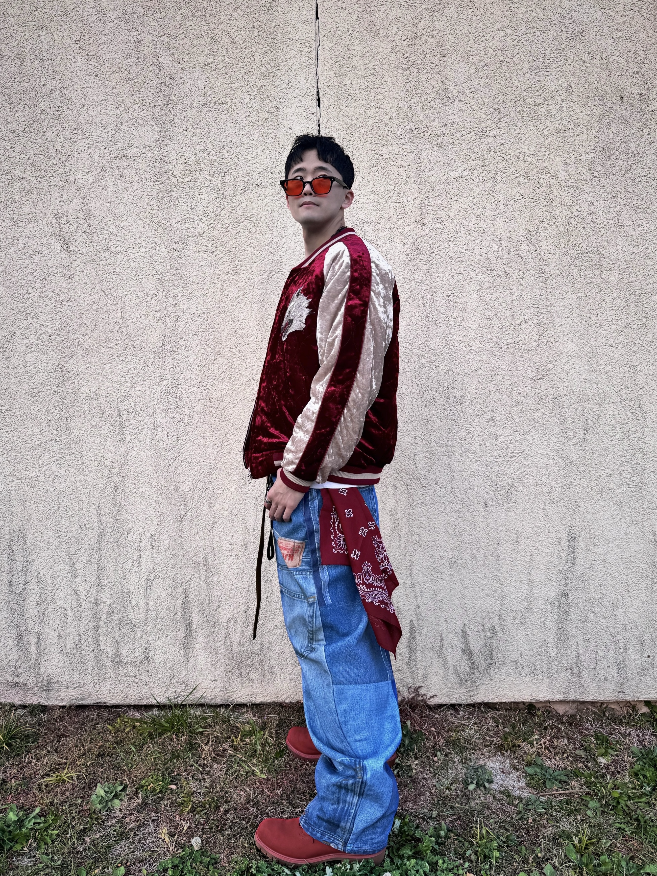 Our Legacy Ladon Keychain Varnished Black Metal, Mischief Rhombus Keyring Black 착용 스타일 - 2