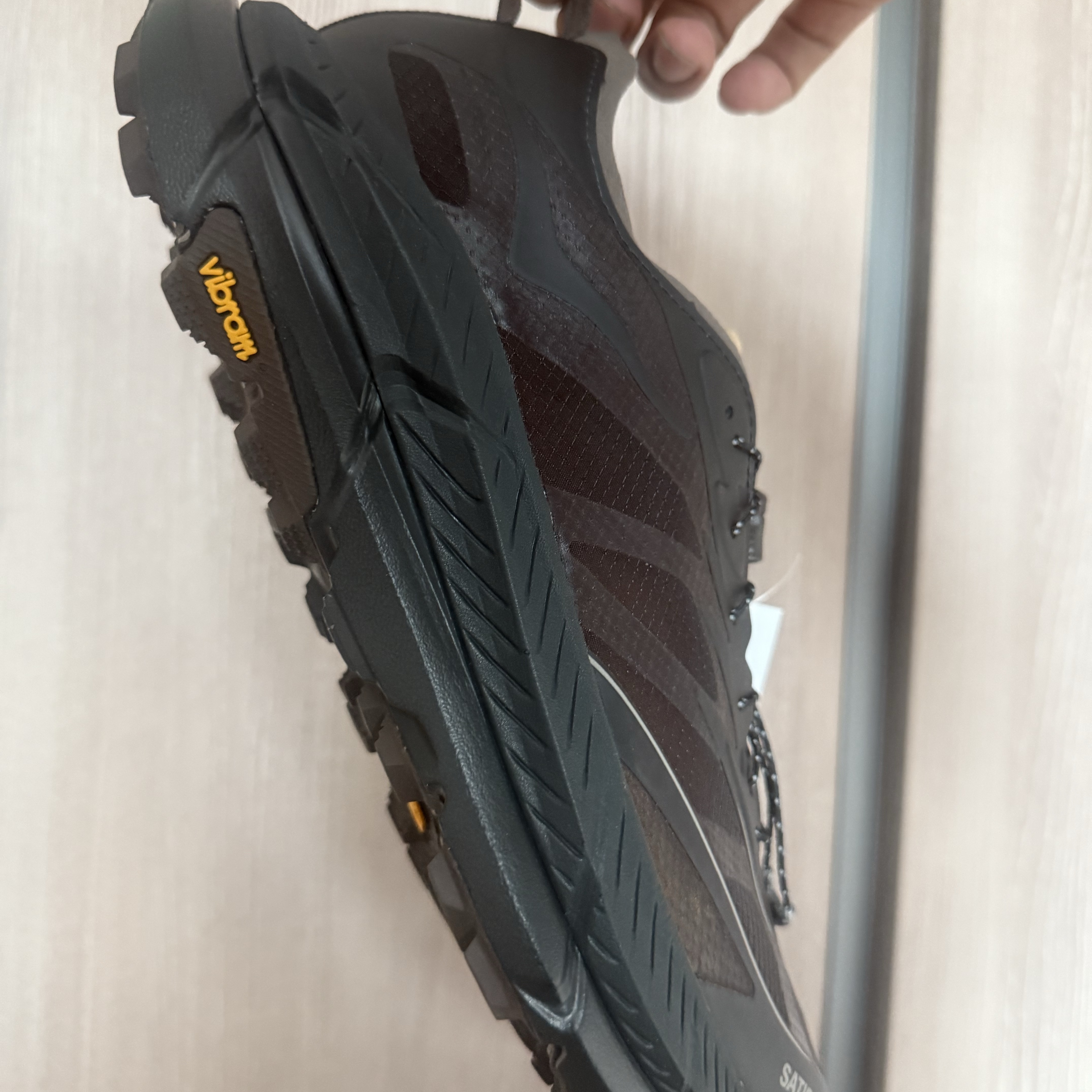 Hoka x Satisfy Mafate Speed 4 Lite Coffee, Hoka x Satisfy Mafate Speed 4 Lite Bone 착용 스타일 - 4
