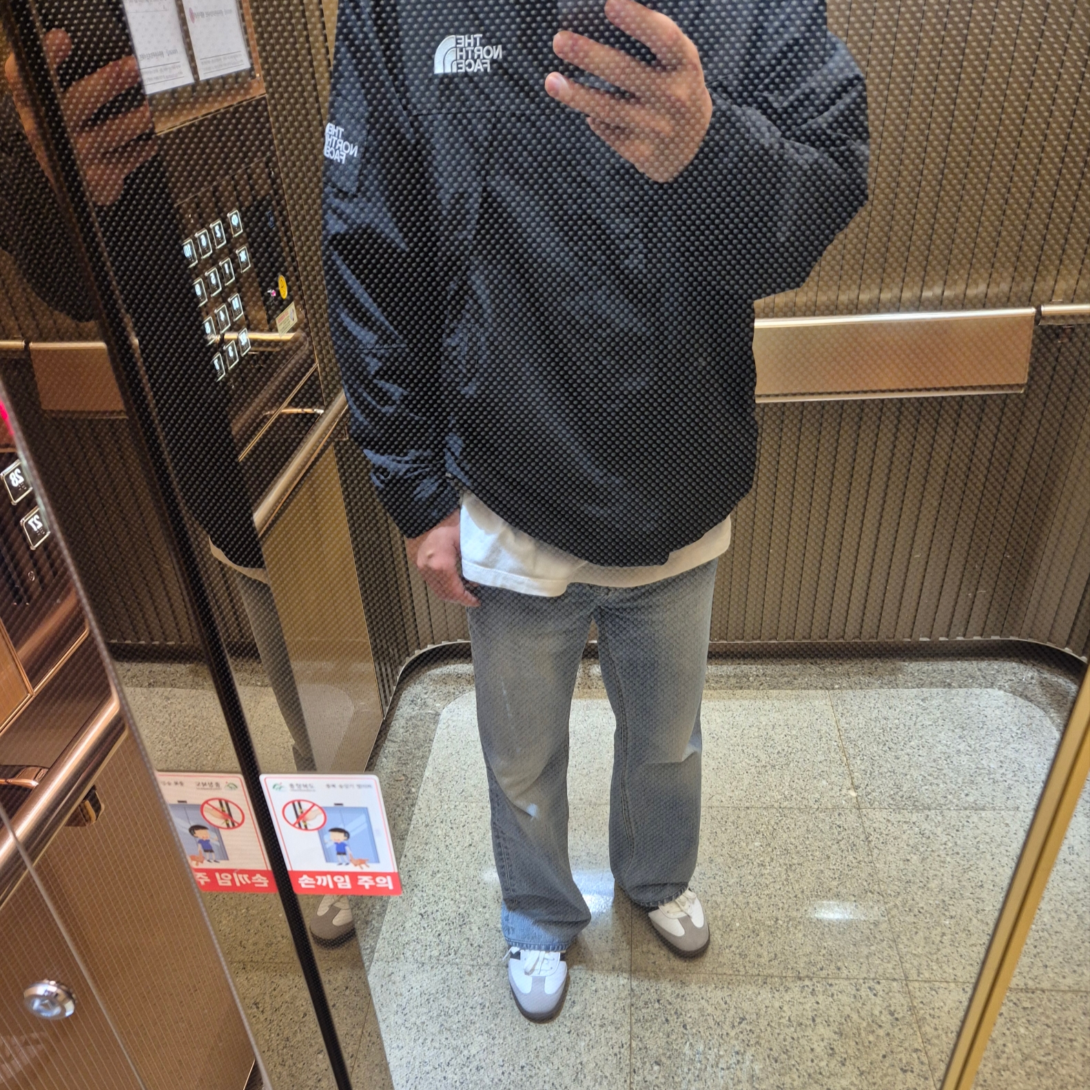 Adidas Samba OG Cloud White 착용 스타일