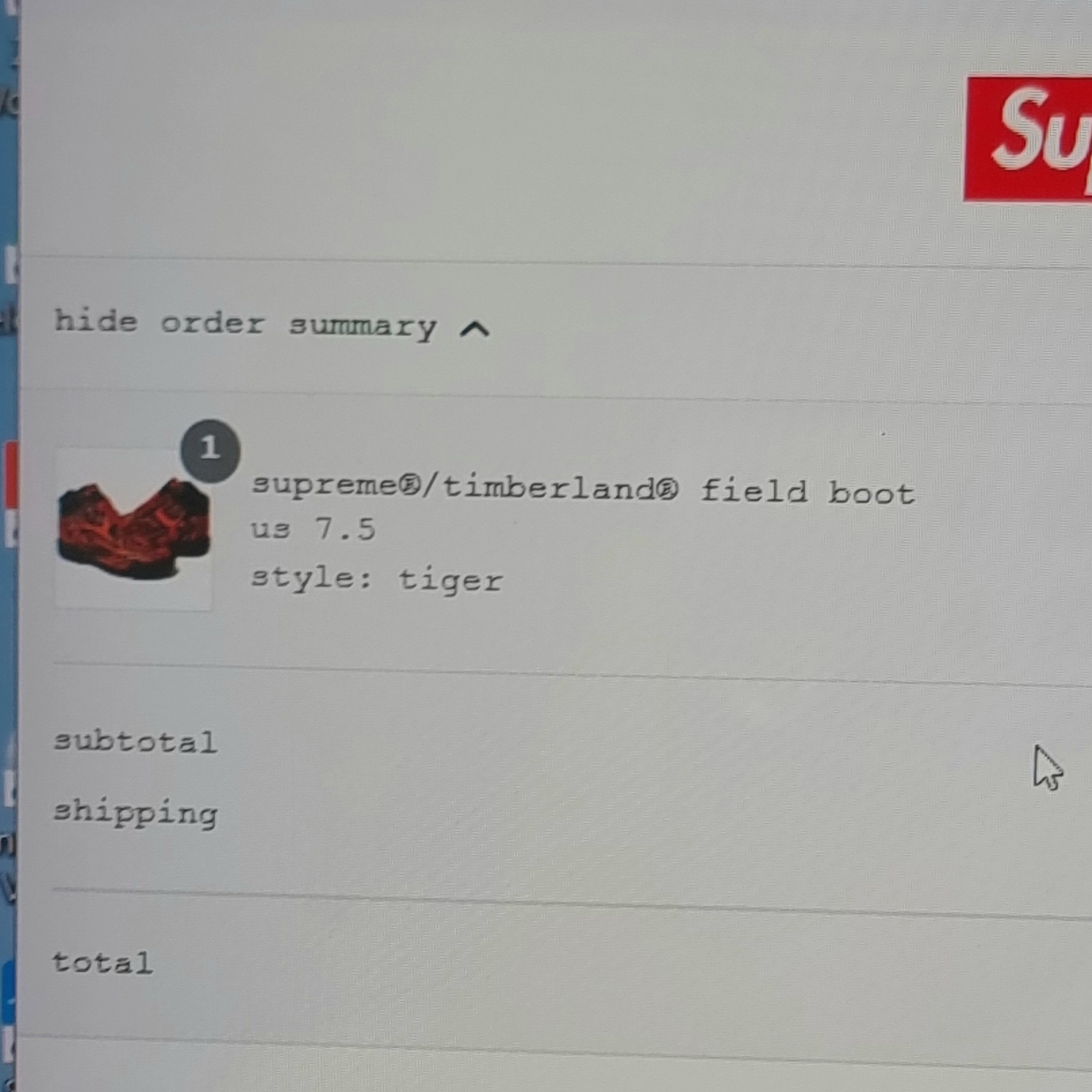 Timberland x Supreme Field Boot Tiger - 24FW - Medium 착용 스타일 - 1
