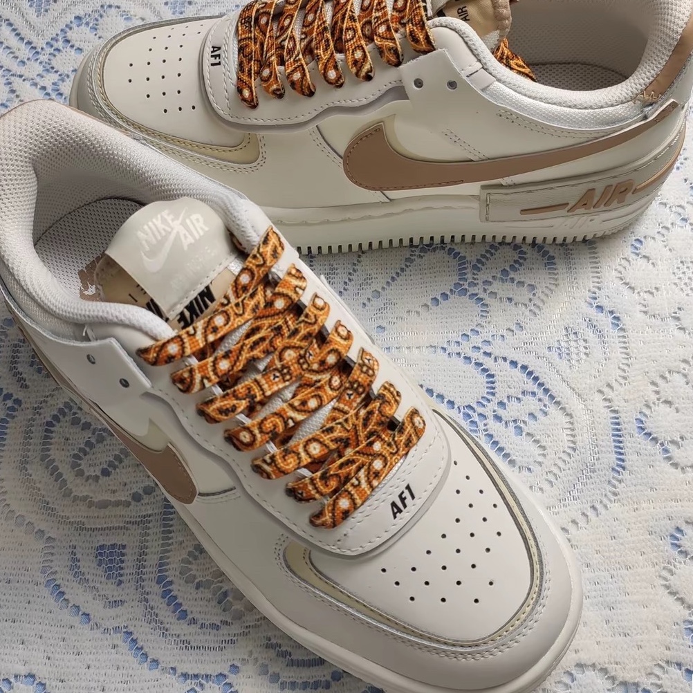 (W) Nike Air Force 1 Shadow Sail Fossil Light Bone 착용 스타일 - 3