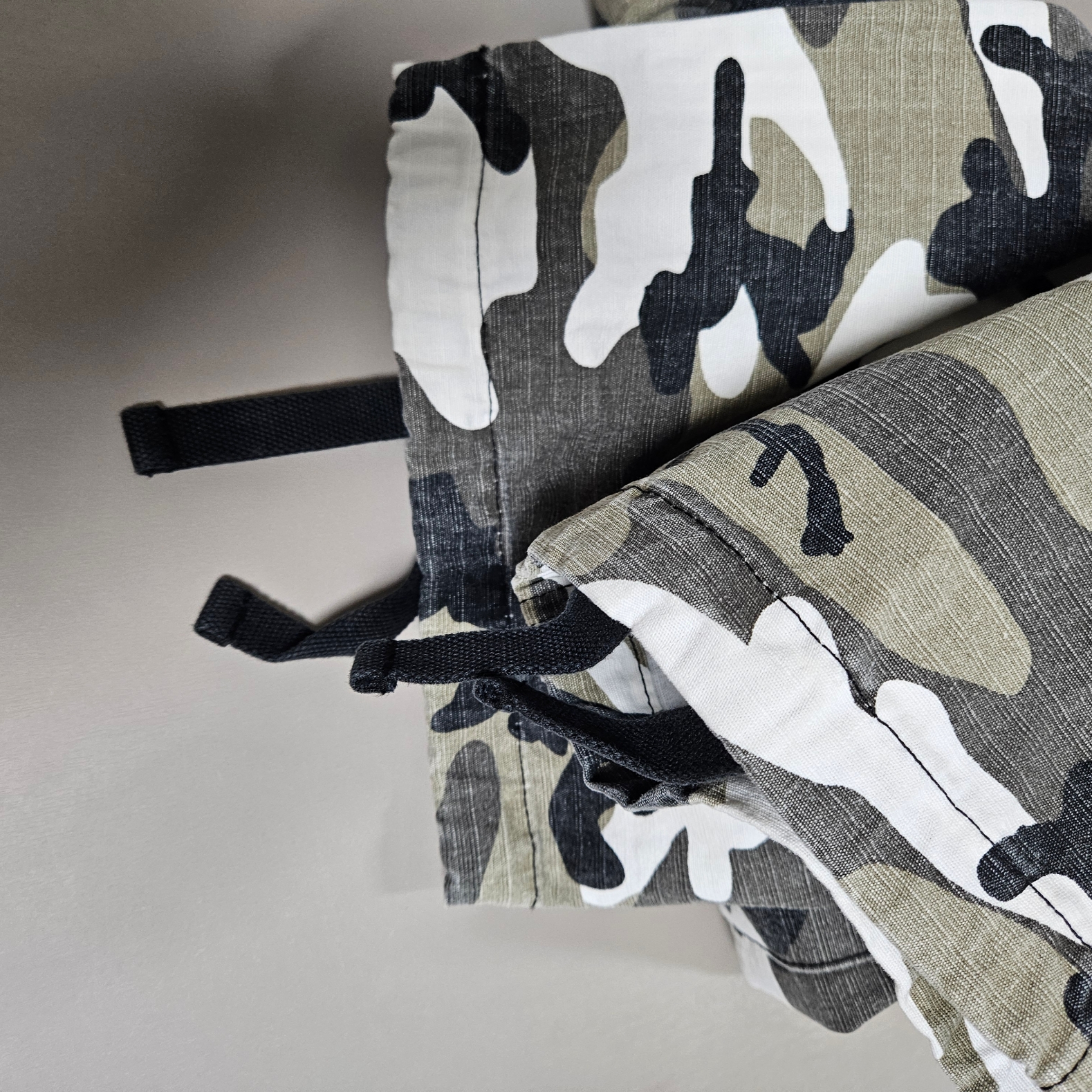 Stussy Ripstop Military Cargo Pants Ripstop Snow Camo, Supreme x Futura x New Era Snow Camo - 24SS 착용 스타일 - 5