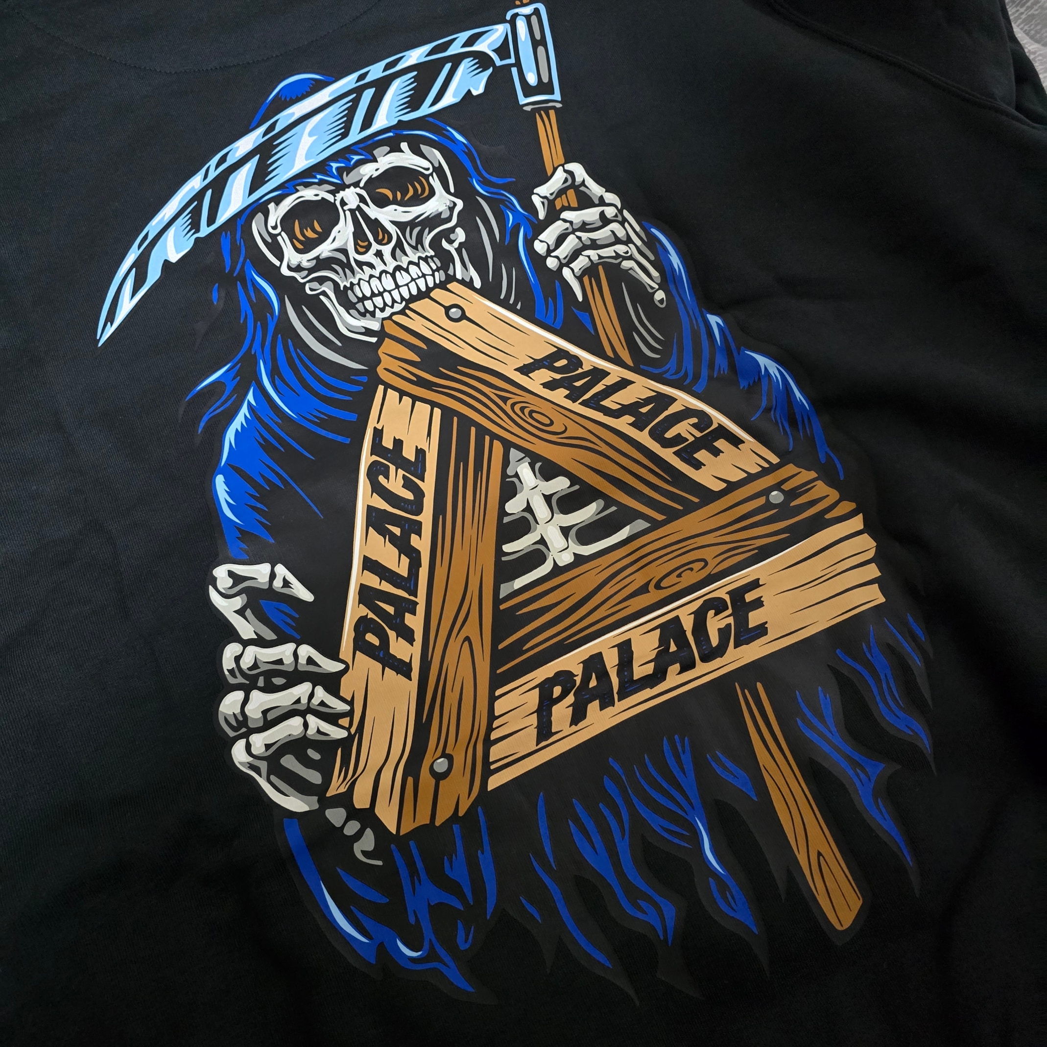 Palace Reaper Hood Black - 23FW 착용 스타일 - 3
