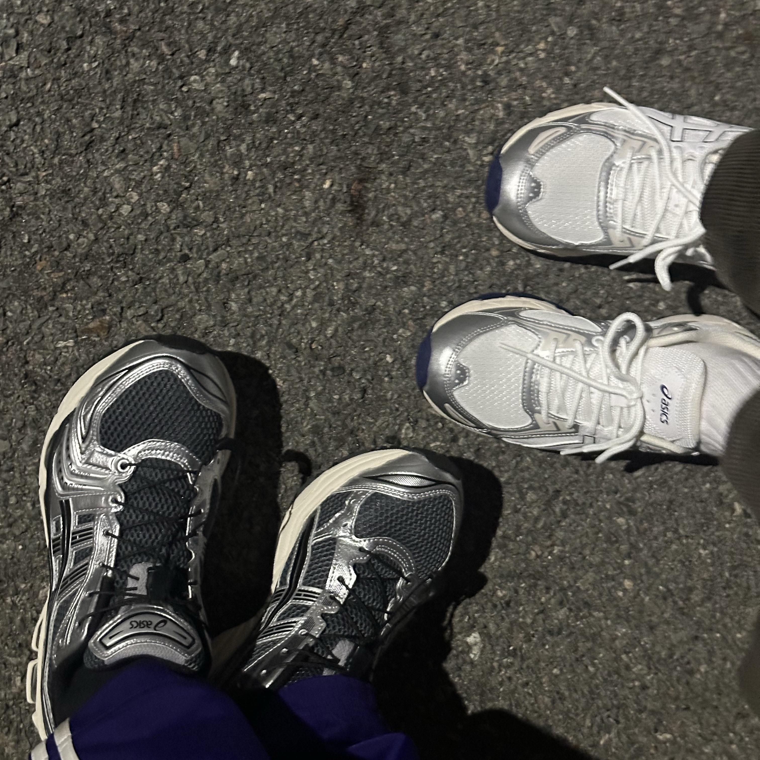 Asics Gel-Venture 6 White 착용 스타일