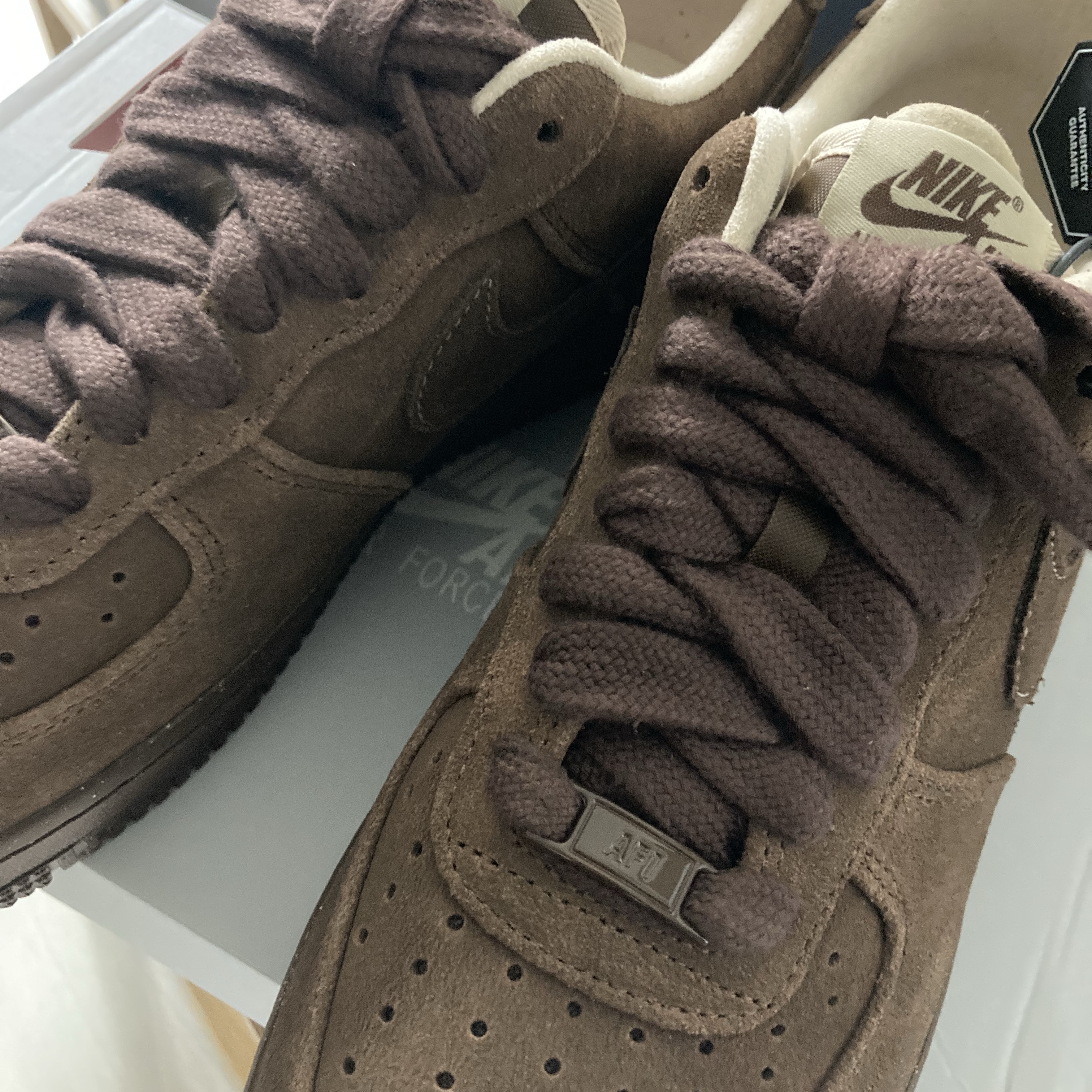 (W) Nike Air Force 1 '07 Cacao Wow 착용 스타일