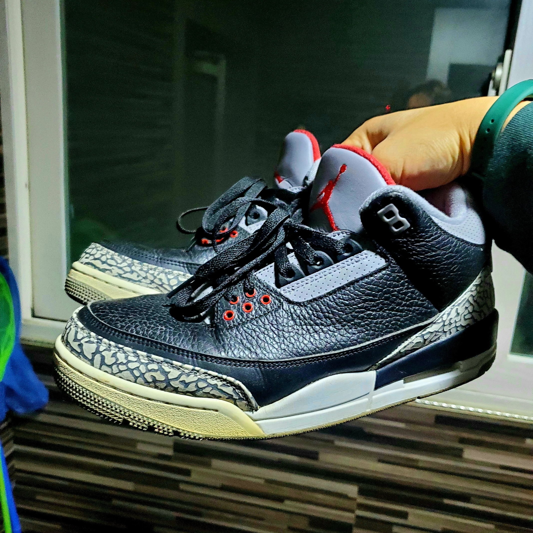 Jordan 3 Retro OG Black Cement 2018 착용 스타일