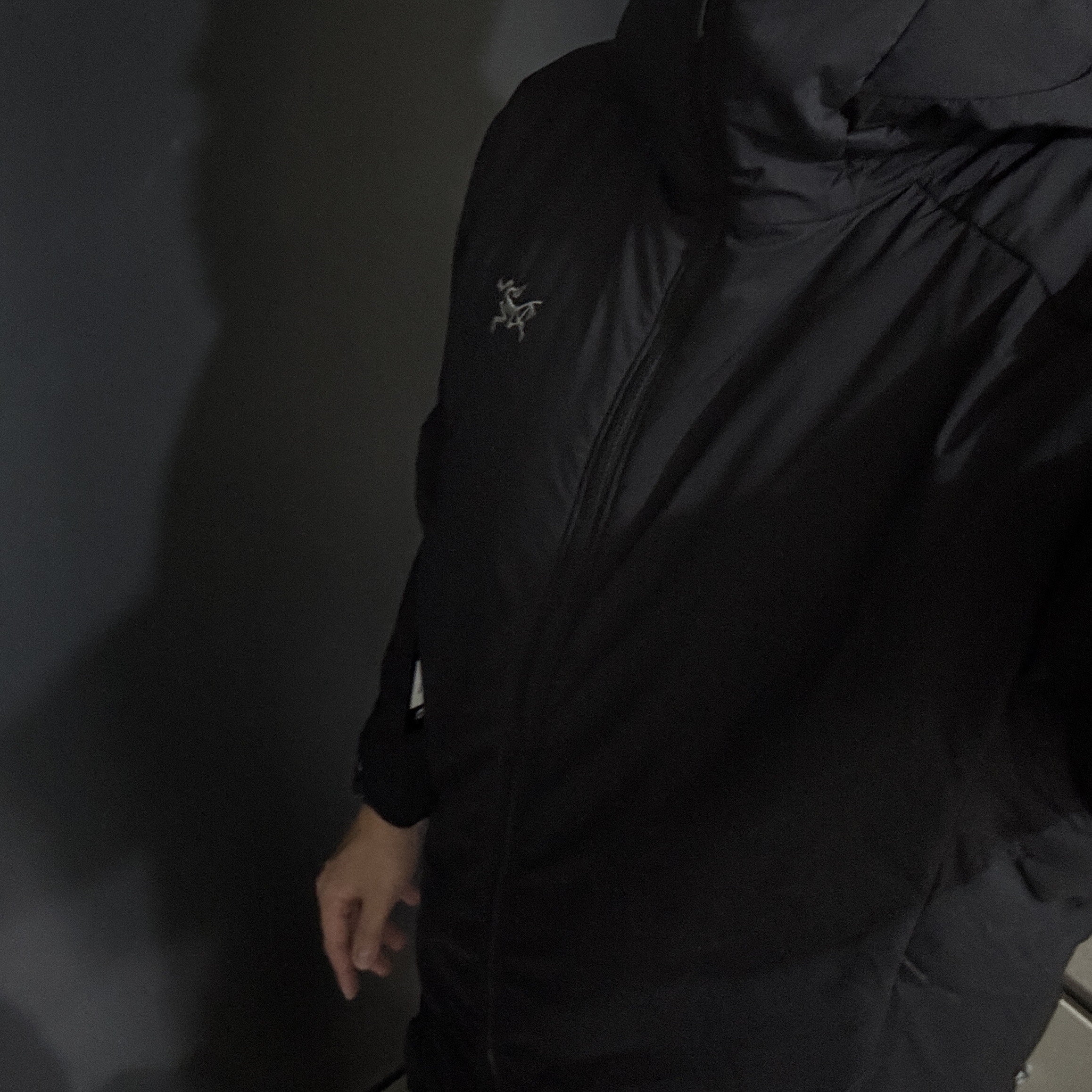 Arc'teryx Atom Heavyweight Hoody Black 착용 스타일 - 3