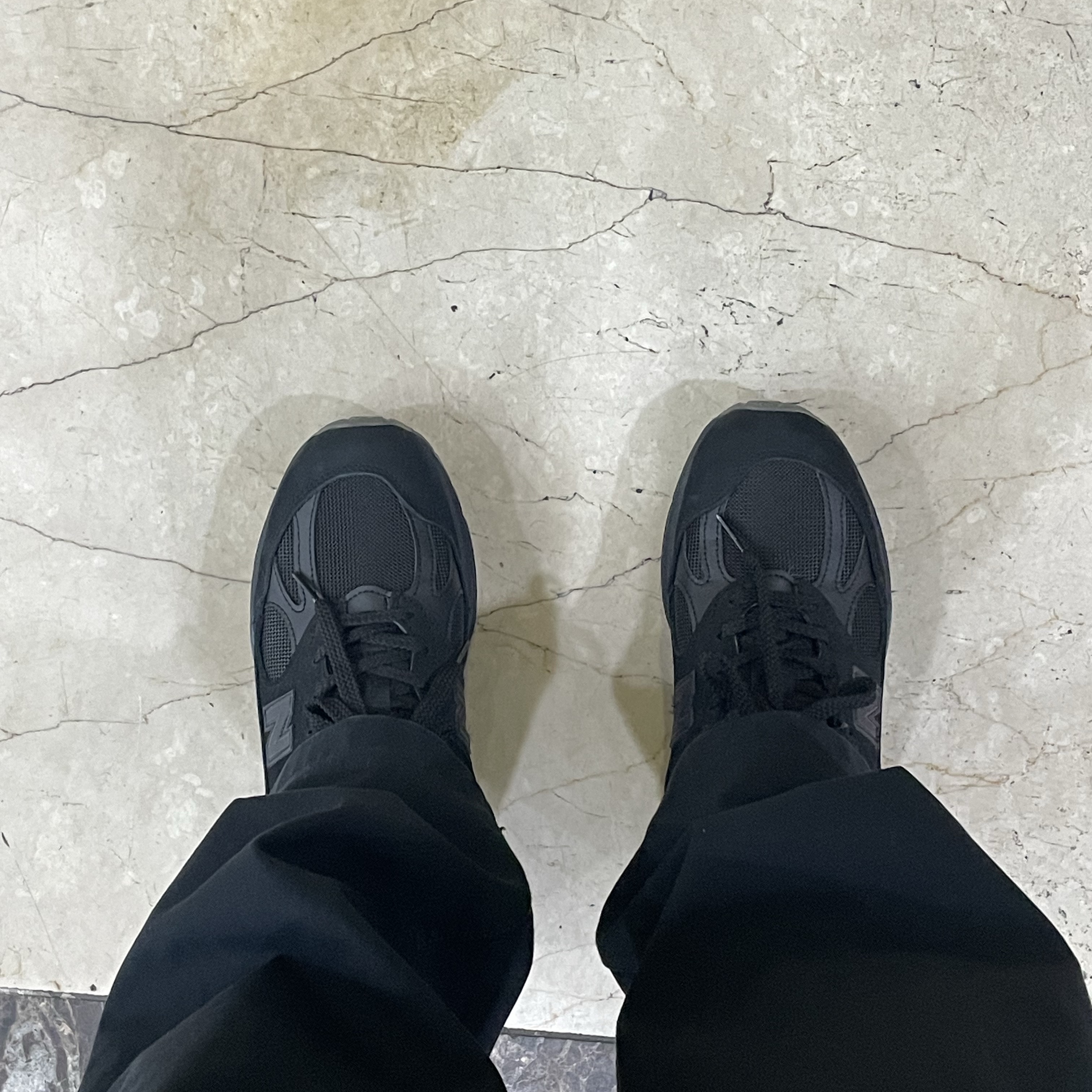New Balance x Stone Island 991v2 Made in UK Black 착용 스타일 - 1