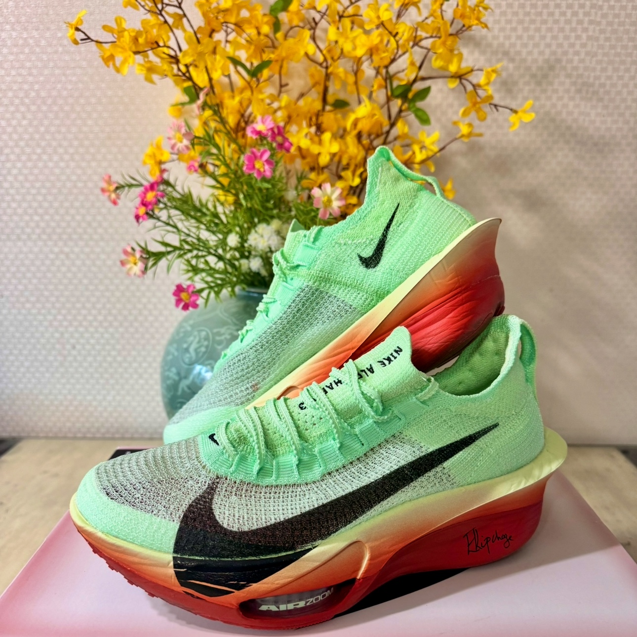 Nike Air Zoom Alphafly Next% 3 Eliud Kipchoge 착용 스타일