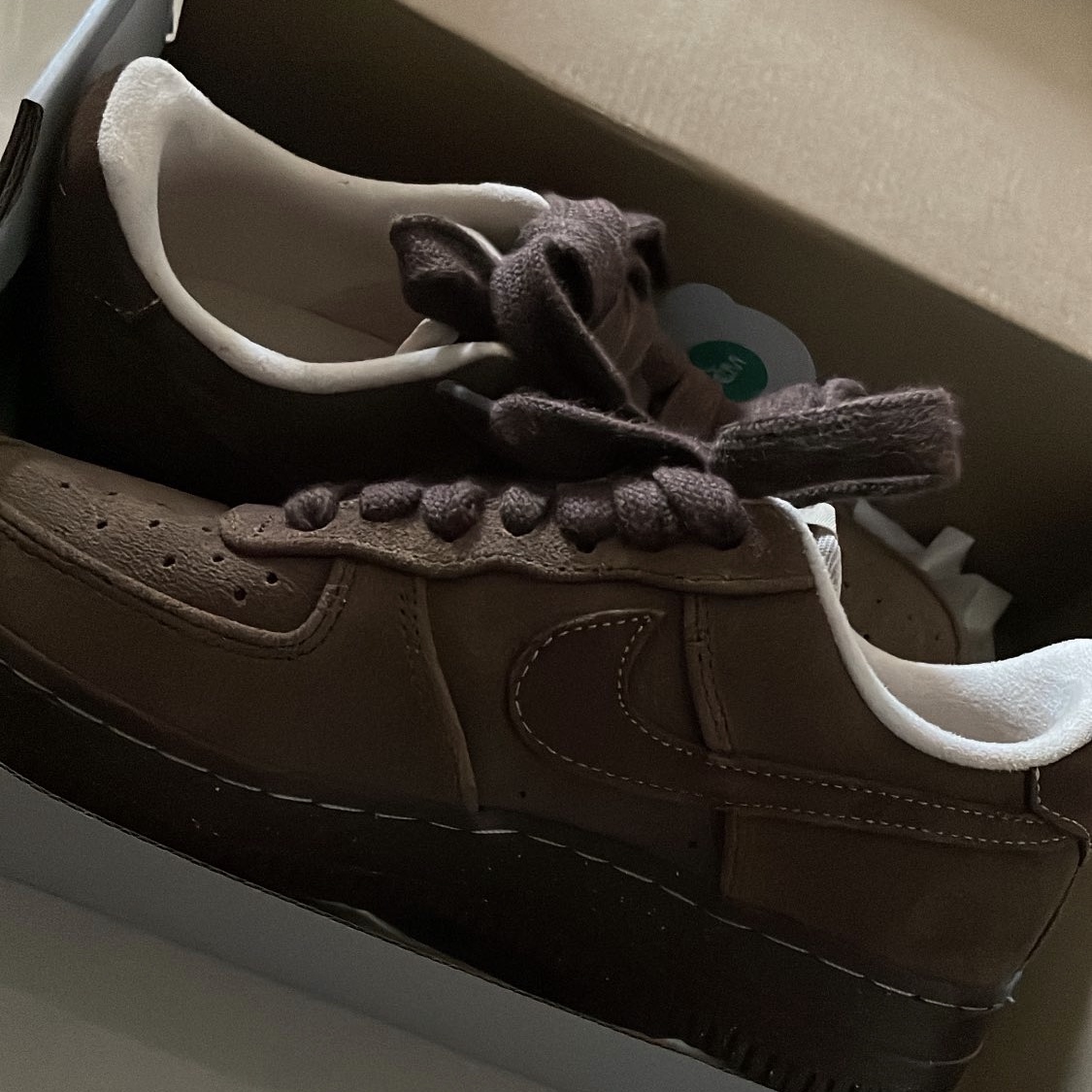 (W) Nike Air Force 1 '07 Cacao Wow 착용 스타일