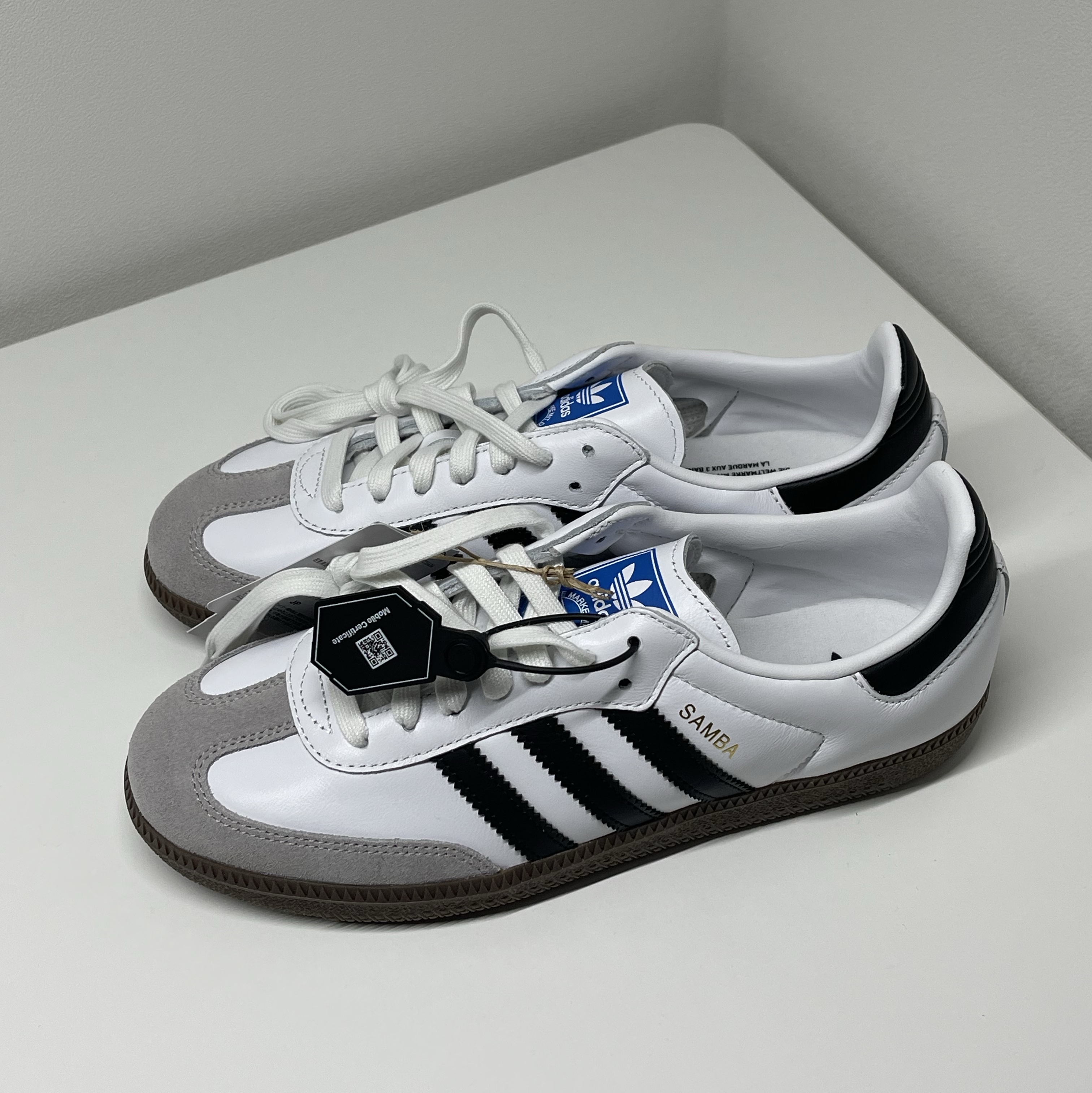 Adidas Samba OG Cloud White 착용 스타일