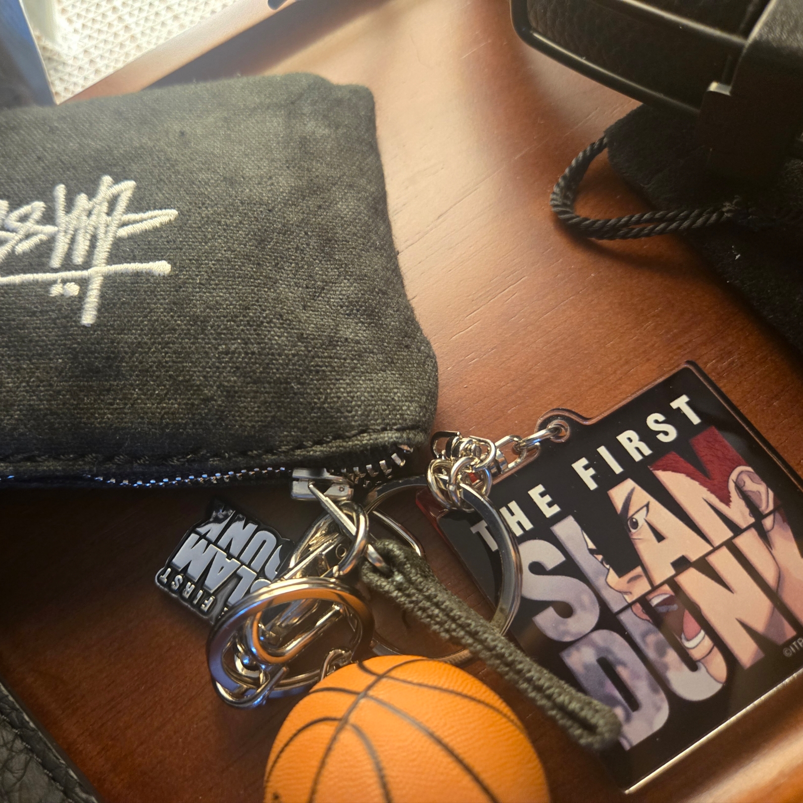 Toei Studio The First Slam Dunk Twin Key Holder, The First Slam Dunk Keychain Kang Baekho 착용 스타일