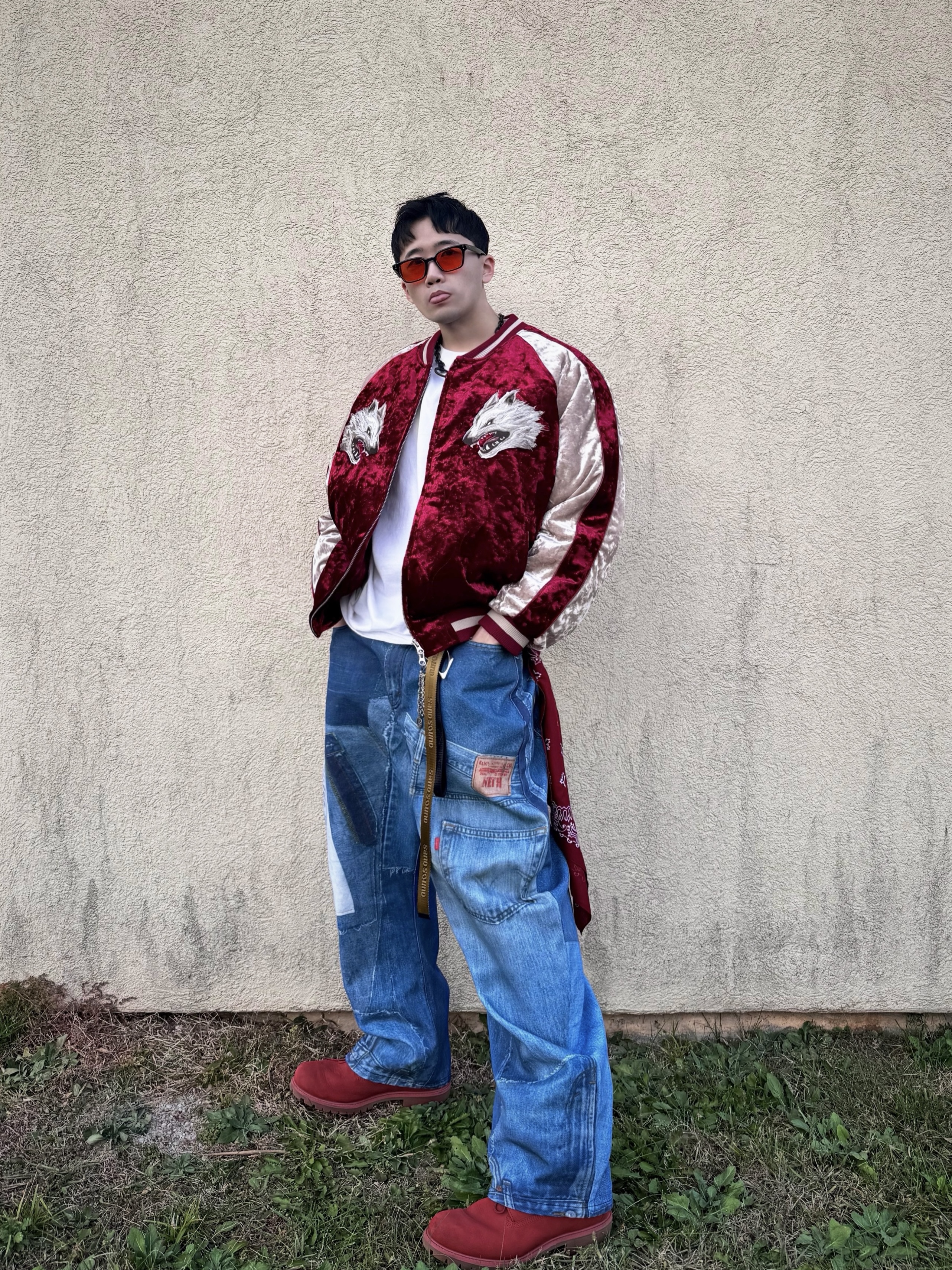 Our Legacy Ladon Keychain Varnished Black Metal, Mischief Rhombus Keyring Black 착용 스타일 - 3