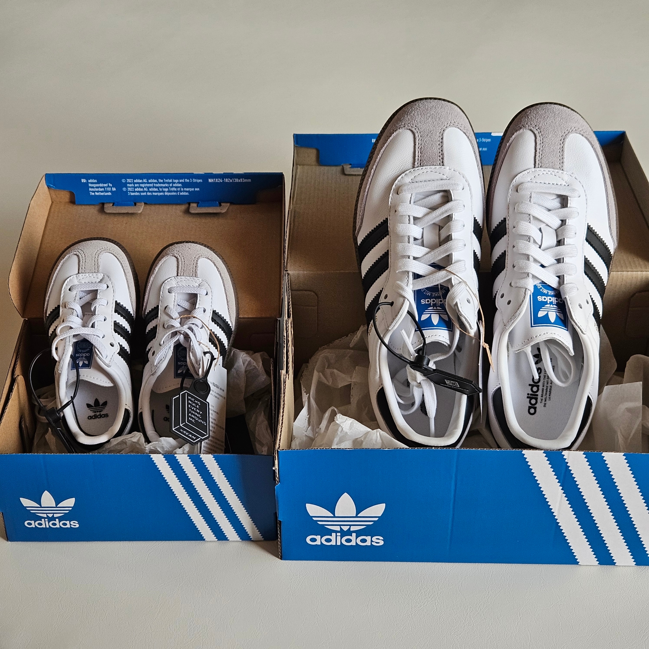 Adidas Samba OG Cloud White 착용 스타일