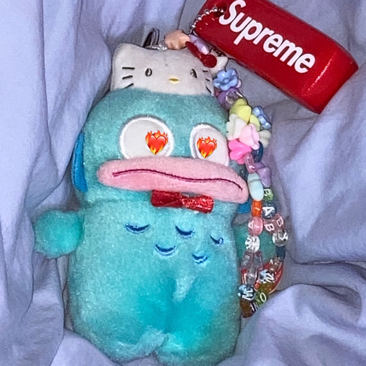 Supreme Floating Keychain Red - 23FW 착용 스타일