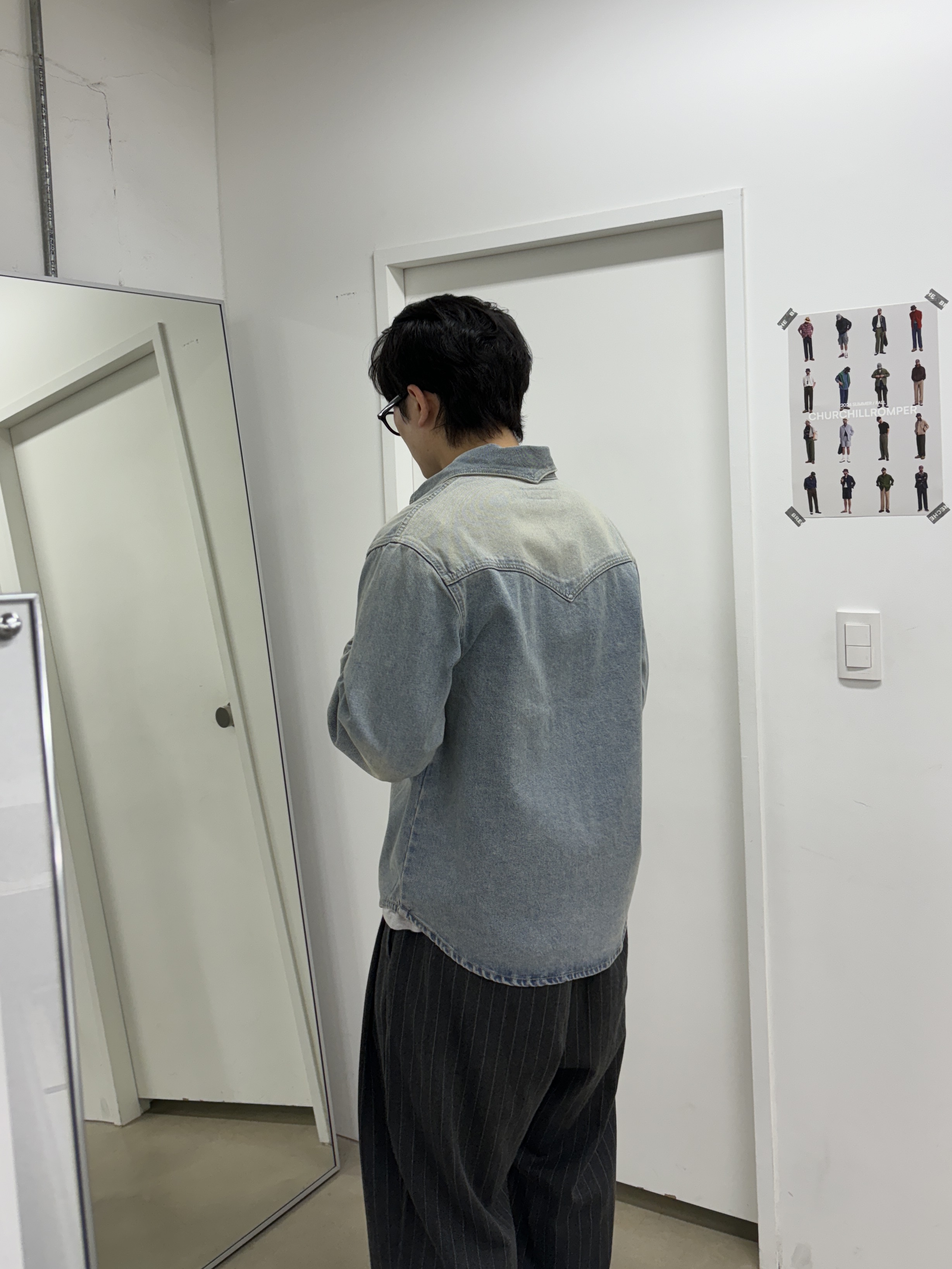 Gentle Monster Evan 01 Black 착용 스타일 - 4
