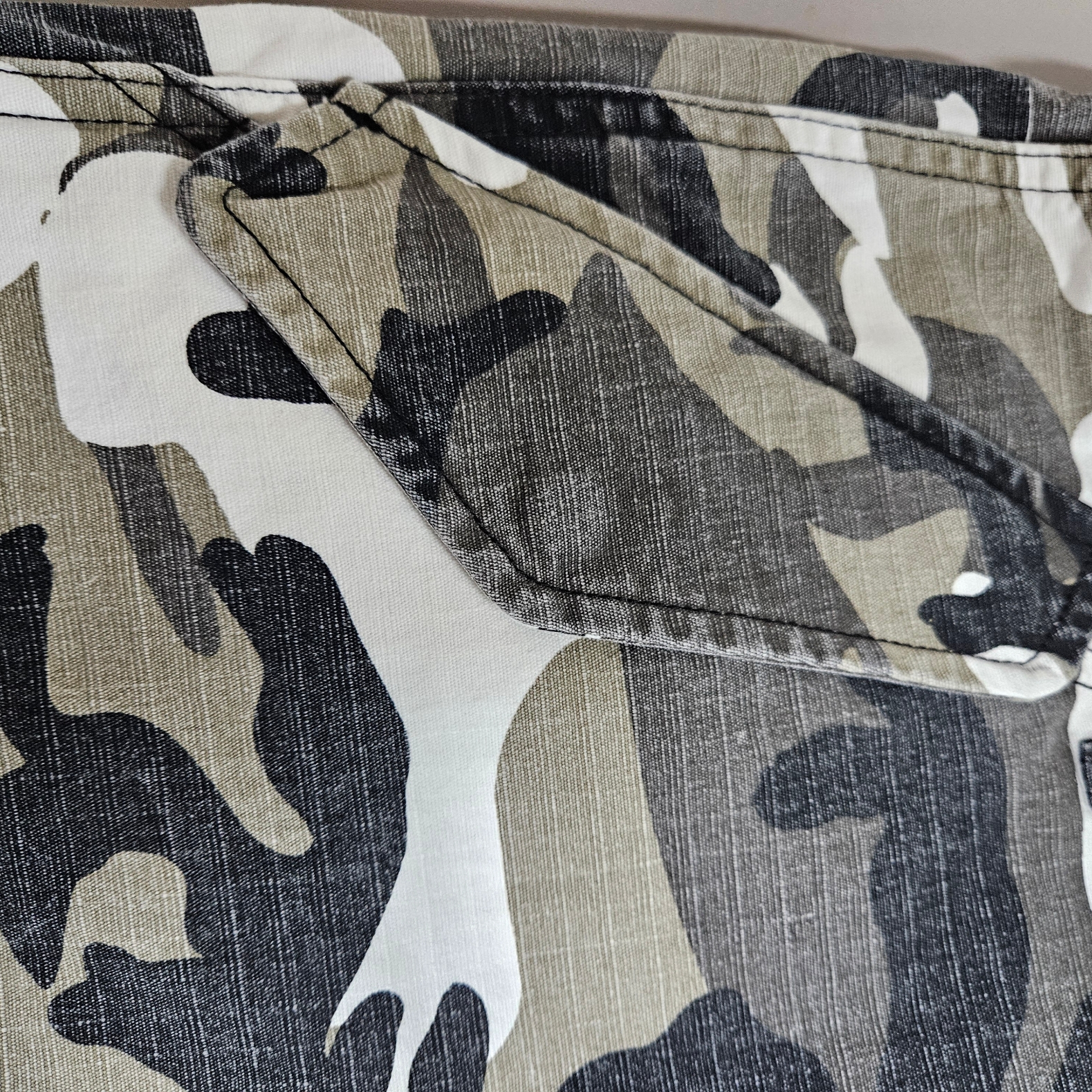 Stussy Ripstop Military Cargo Pants Ripstop Snow Camo, Supreme x Futura x New Era Snow Camo - 24SS 착용 스타일 - 2