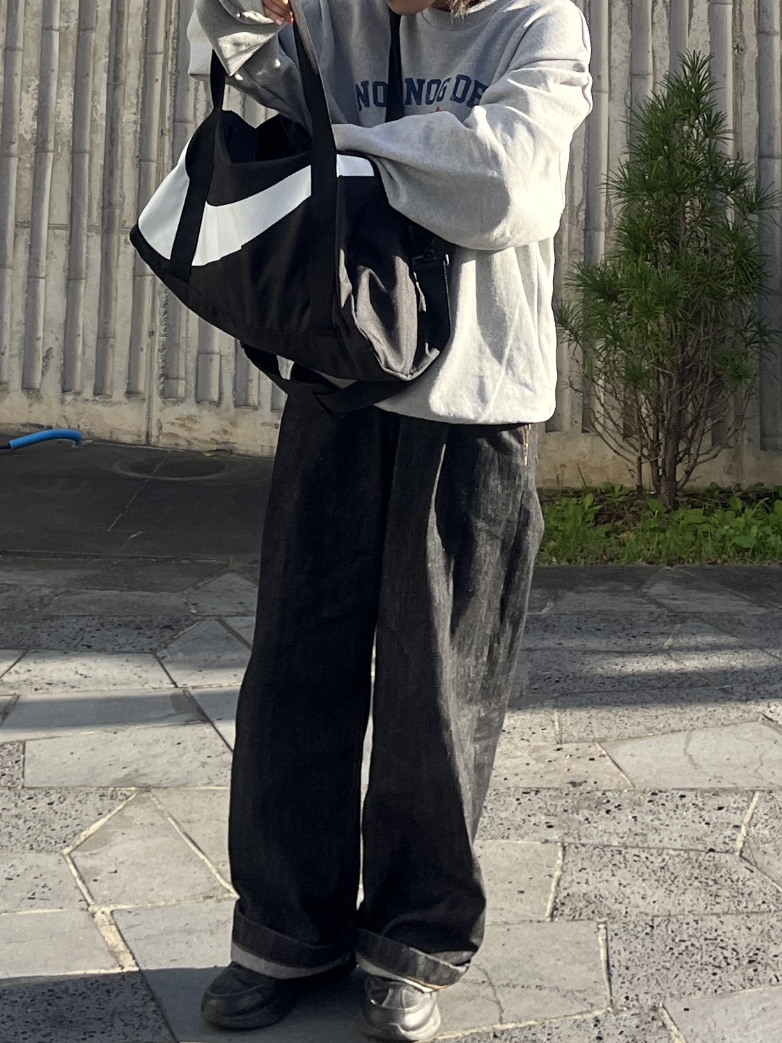 (Kids) Nike Gym Club Bag 25L Black 착용 스타일 - 7