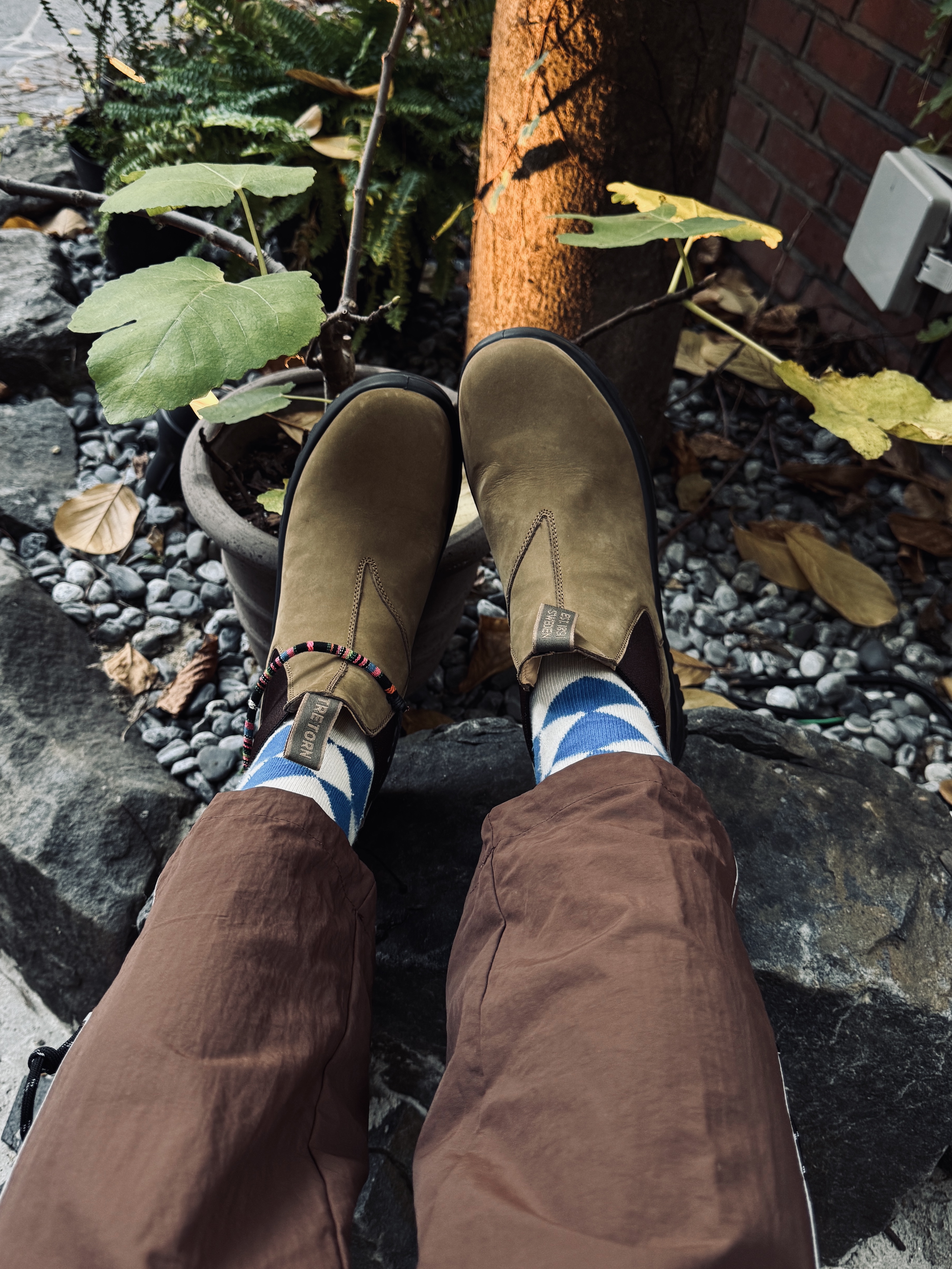 Tretorn Pitea Chelsea Boots Brown 착용 스타일 - 2