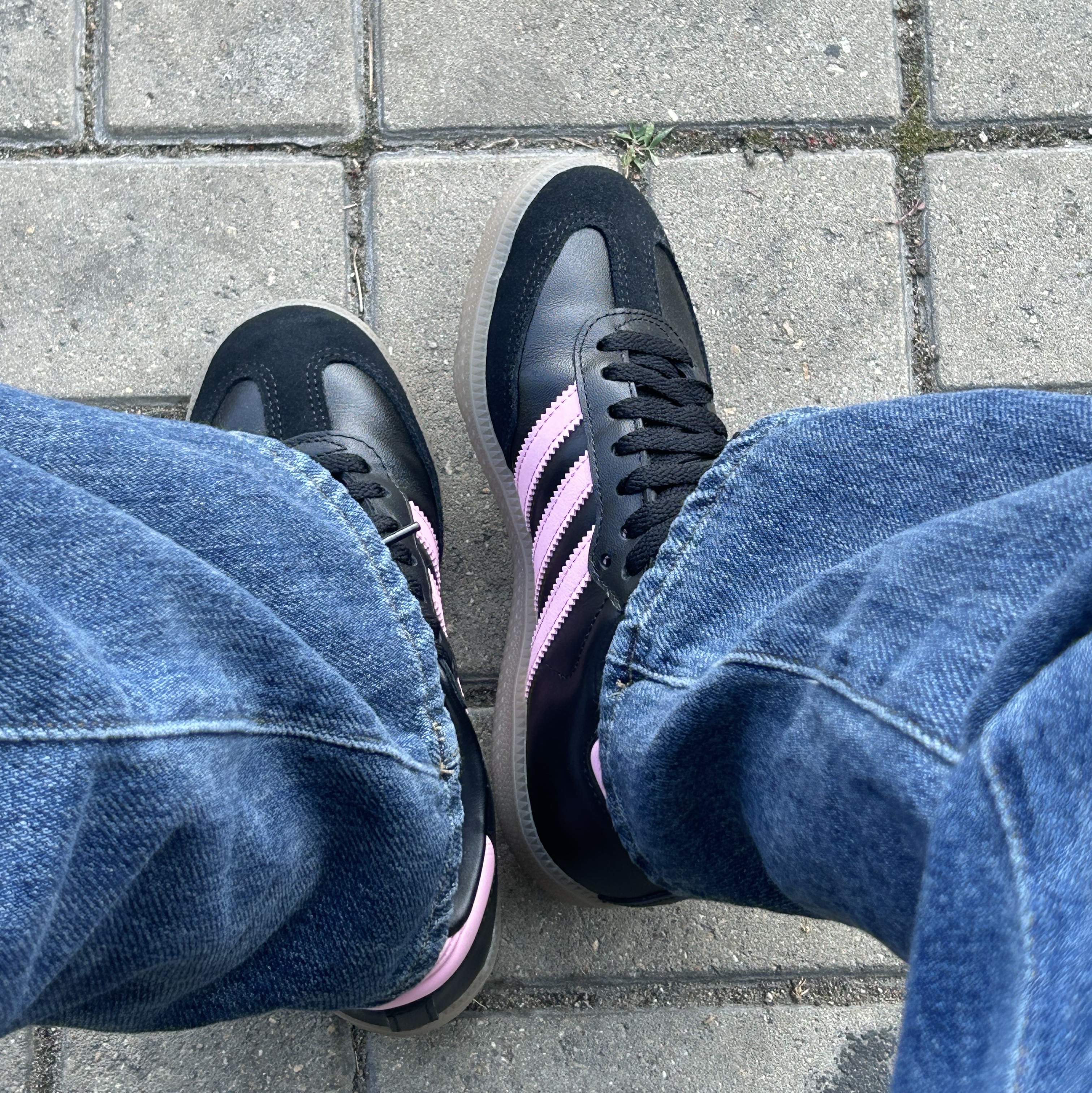 Adidas x Inter Miami CF Samba Core Black Light Pink 착용 스타일 - 2