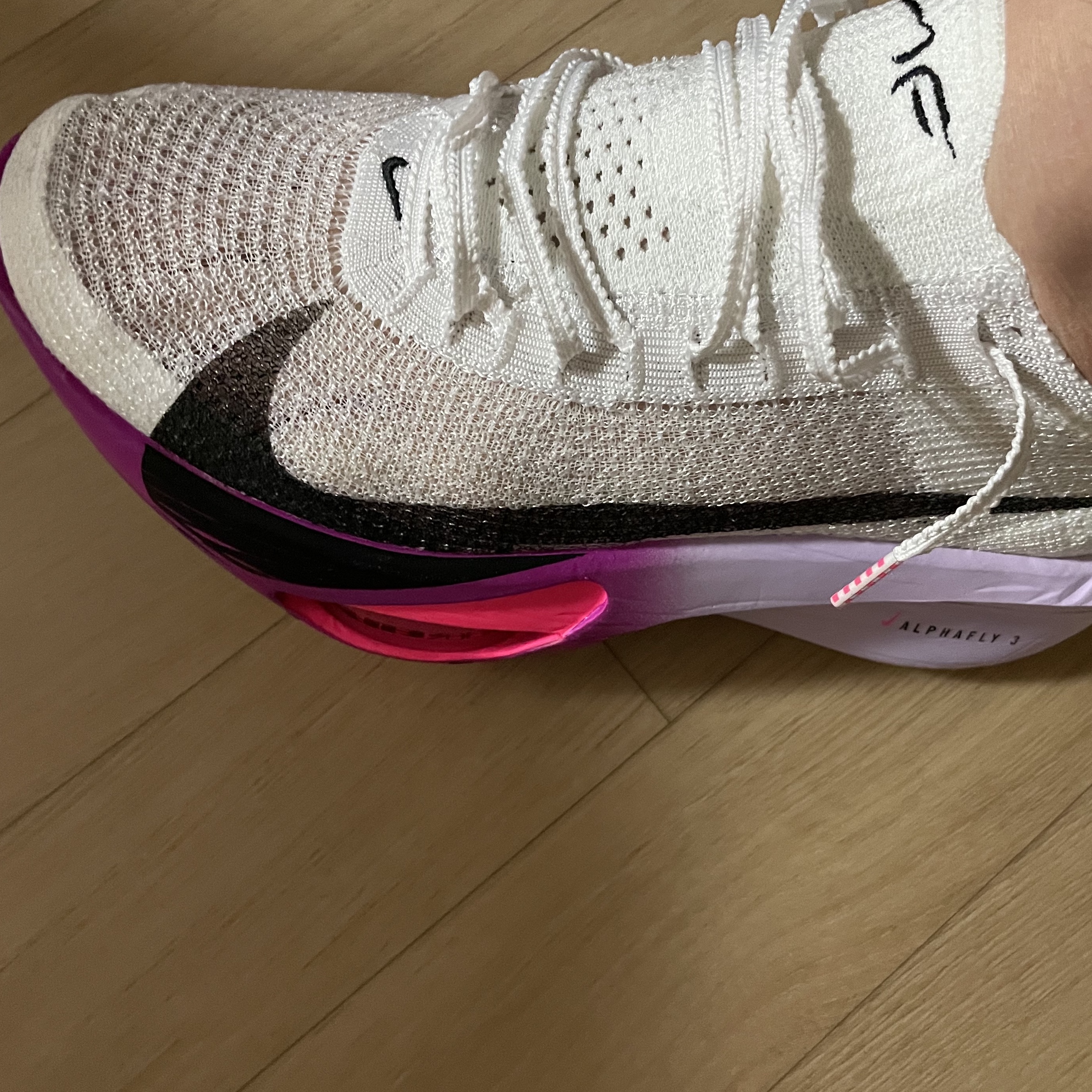 Nike Air Zoom Alphafly Next% 3 Hyper Pink 착용 스타일