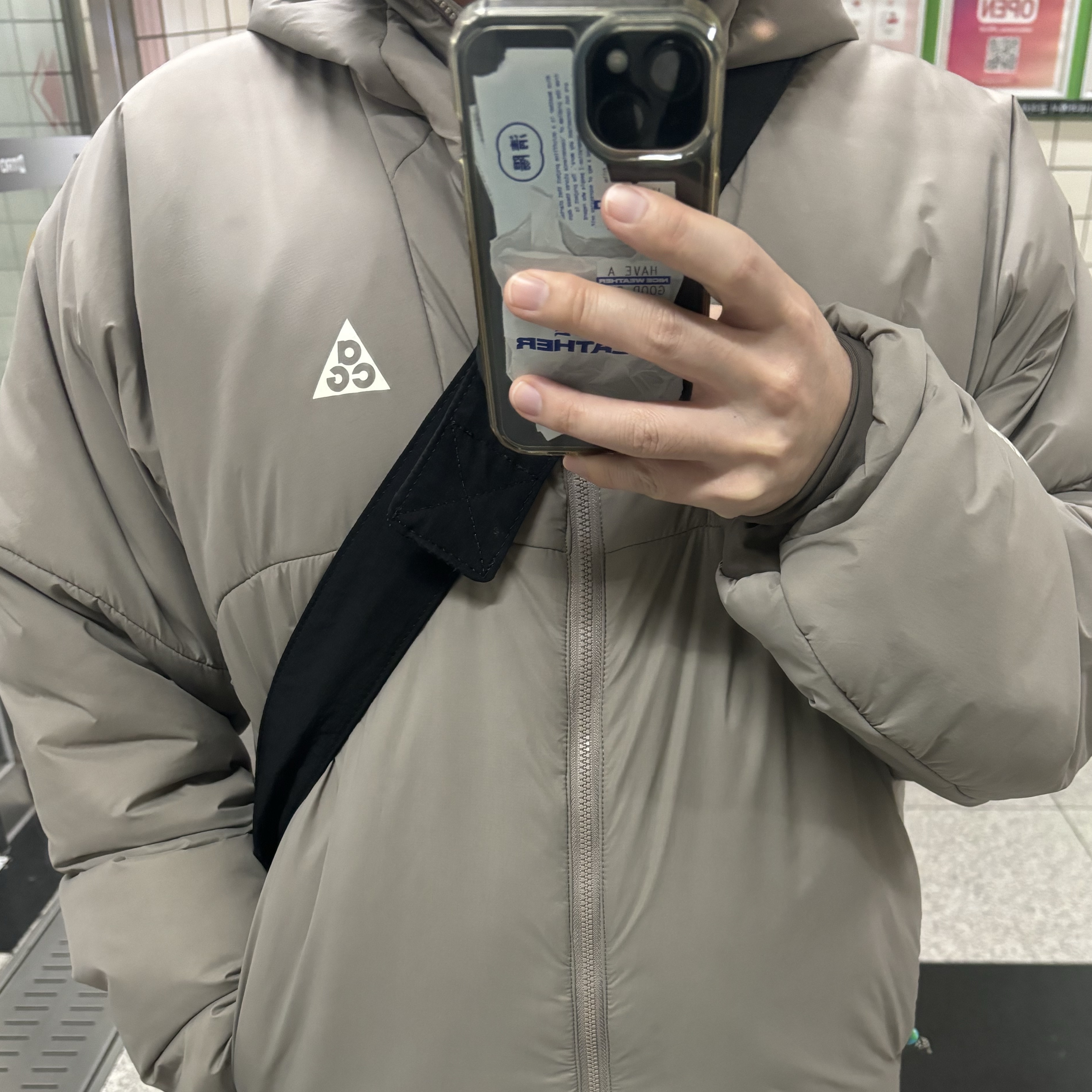 Nike ACG Therma-Fit ADV Rope De Dope Jacket Light Iron Ore - US/EU, Nike ACG Therma-Fit ADV Rope De Dope Jacket Moon Fossil - US/EU 착용 스타일