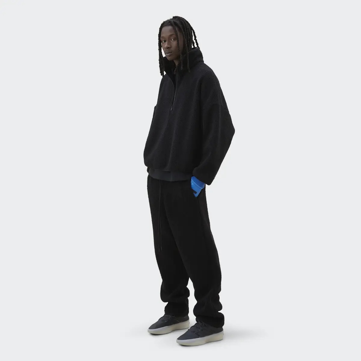 Adidas x Fear of God Athletics Hike Pants Black - KR Sizing 착용 스타일 - 1