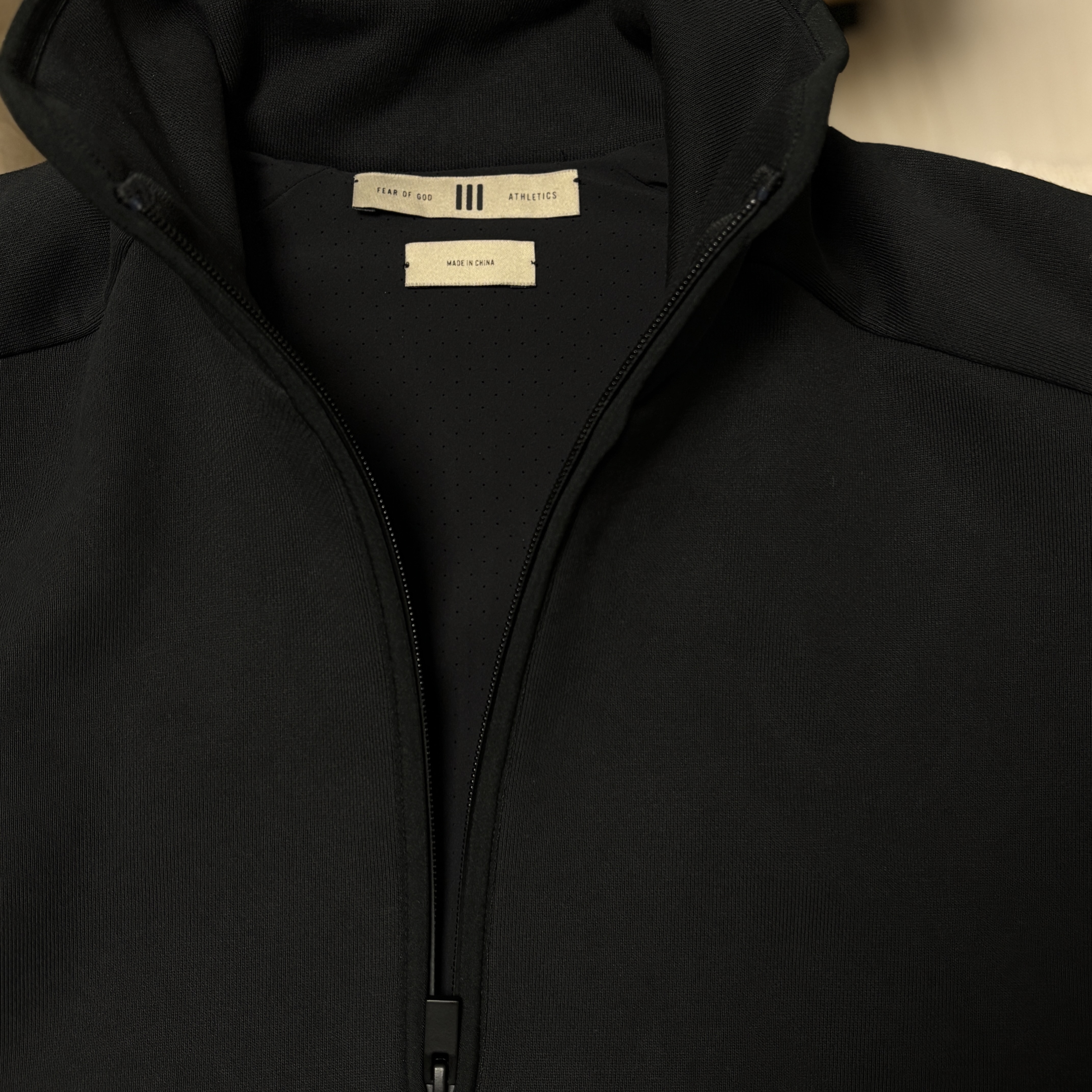 Adidas x Fear Of God Athletics Track Jacket Black - KR Sizing 착용 스타일 - 2