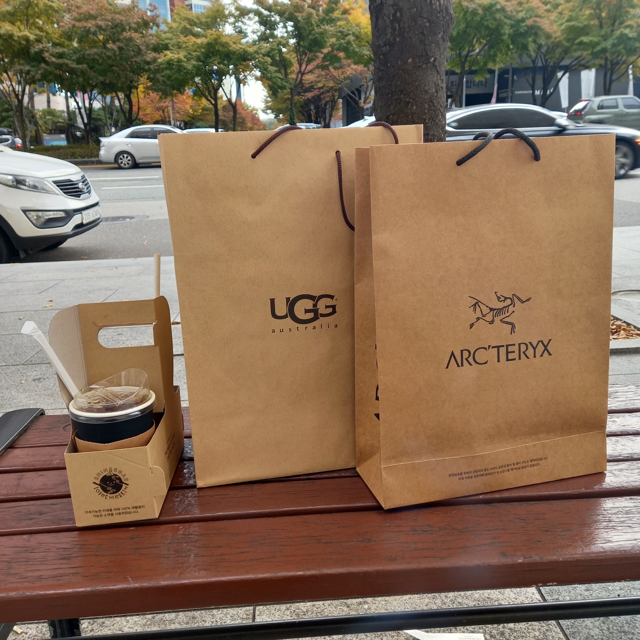 UGG Tasman Weather Hybrid Chestnut Whitecap, UGG Neuman Chestnut 착용 스타일 - 1