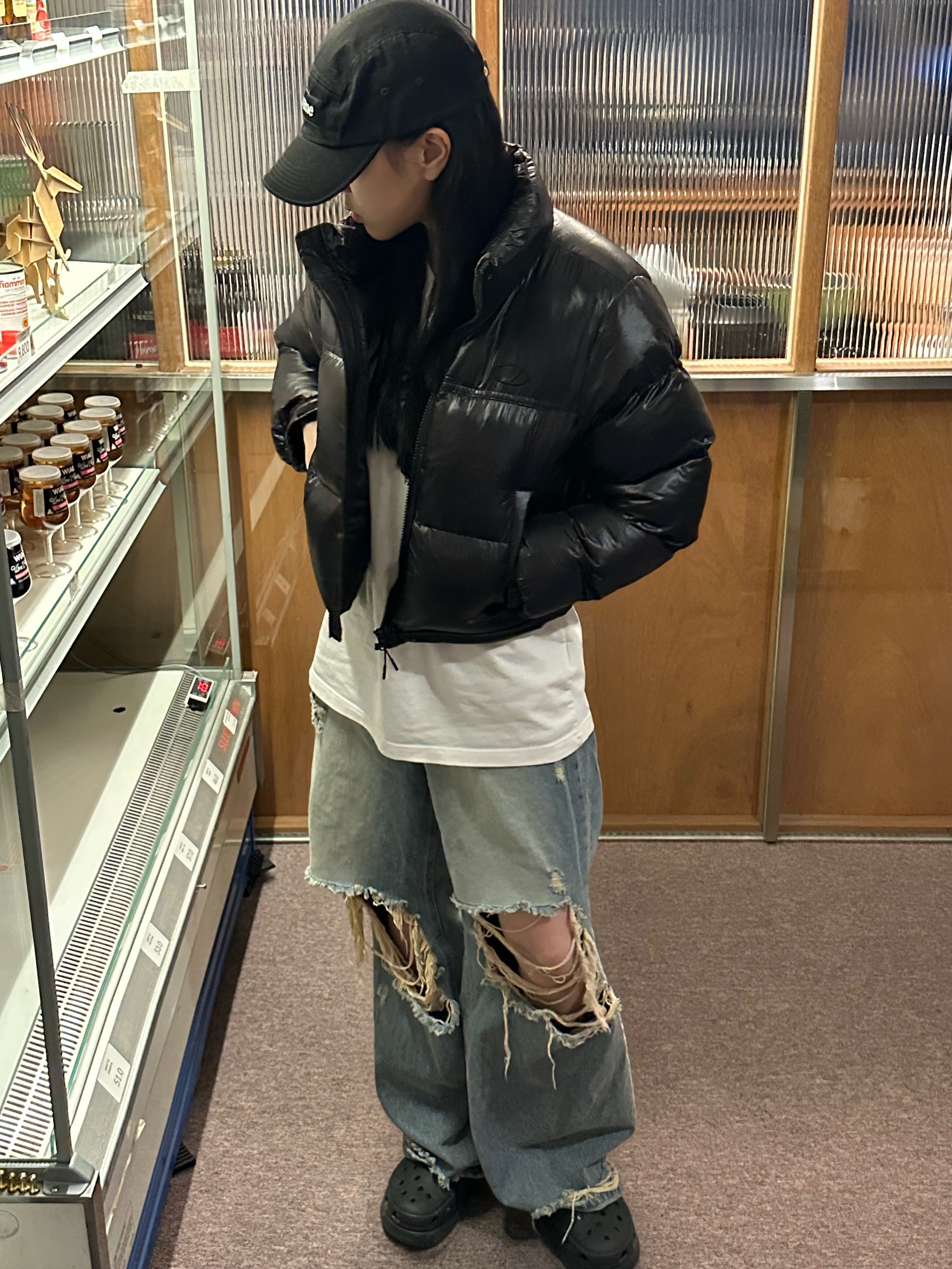 Supreme Washed Chino Twill Camp Cap Black, Apple AirPods Max Lightning Silver (Korean Ver.) 착용 스타일 - 3