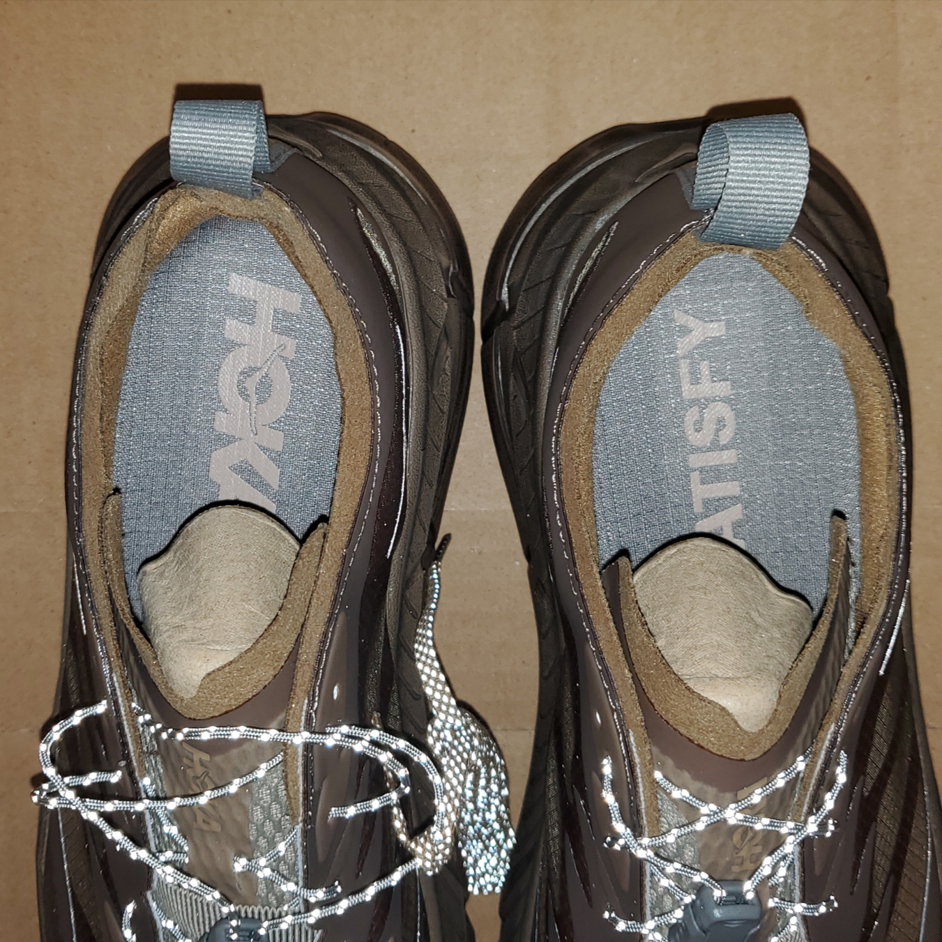Hoka x Satisfy Mafate Speed 4 Lite Rubber 착용 스타일