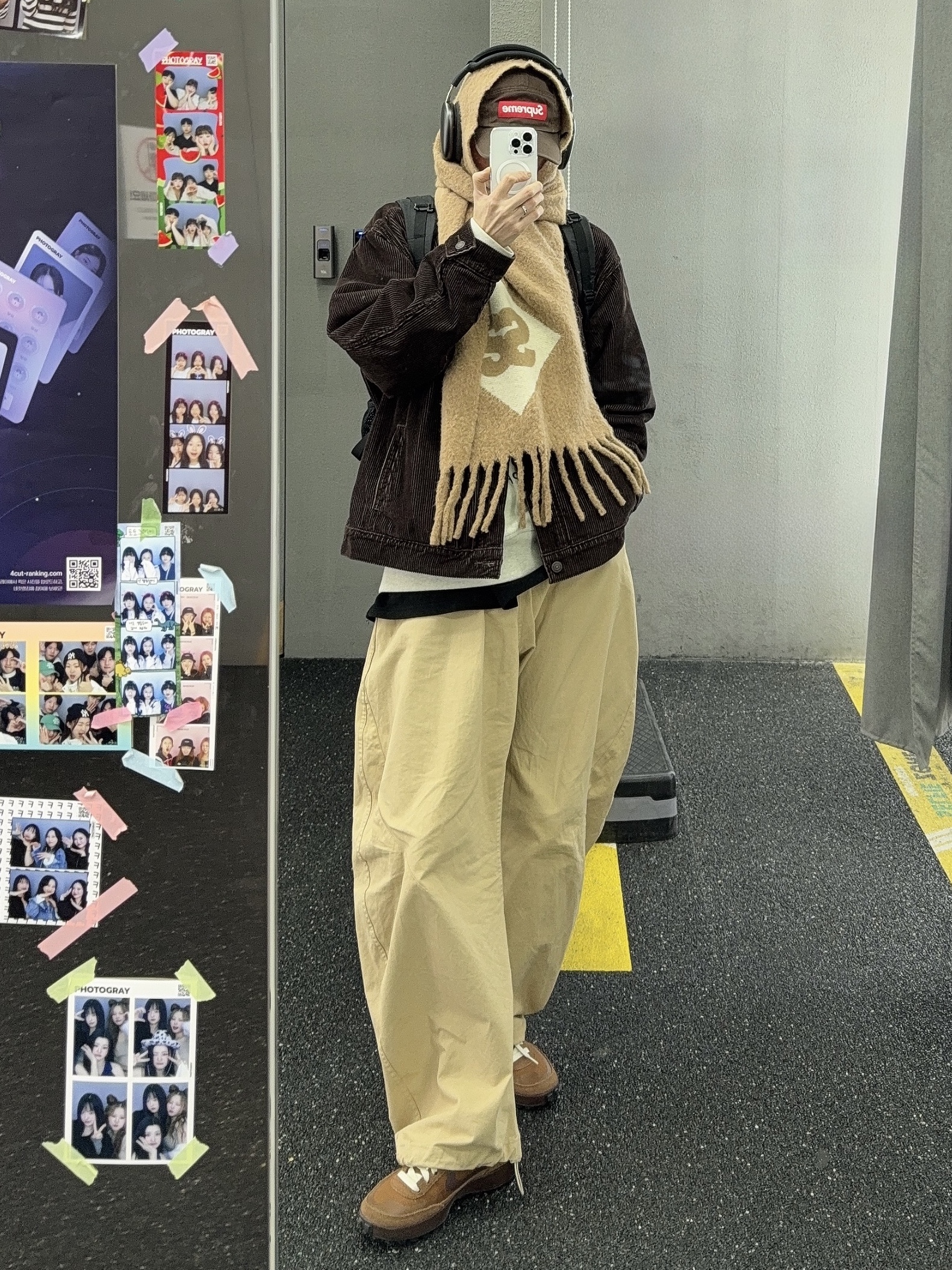 Nike x Tom Sachs General Purpose Shoe Brown, Supreme Backpack Black - 23FW 착용 스타일 - 5