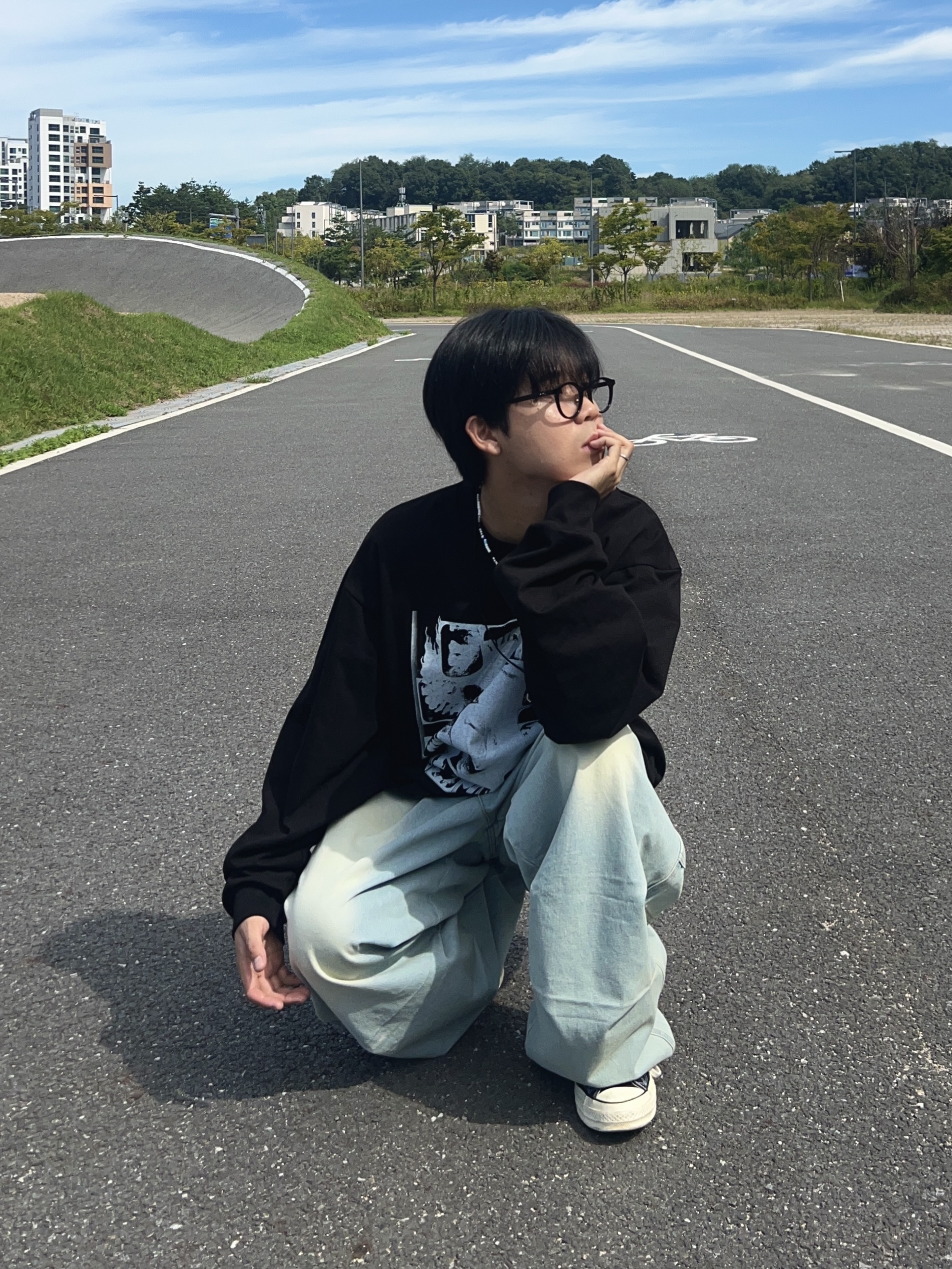 Converse Chuck 70 Ox Black - Standard 착용 스타일 - 6