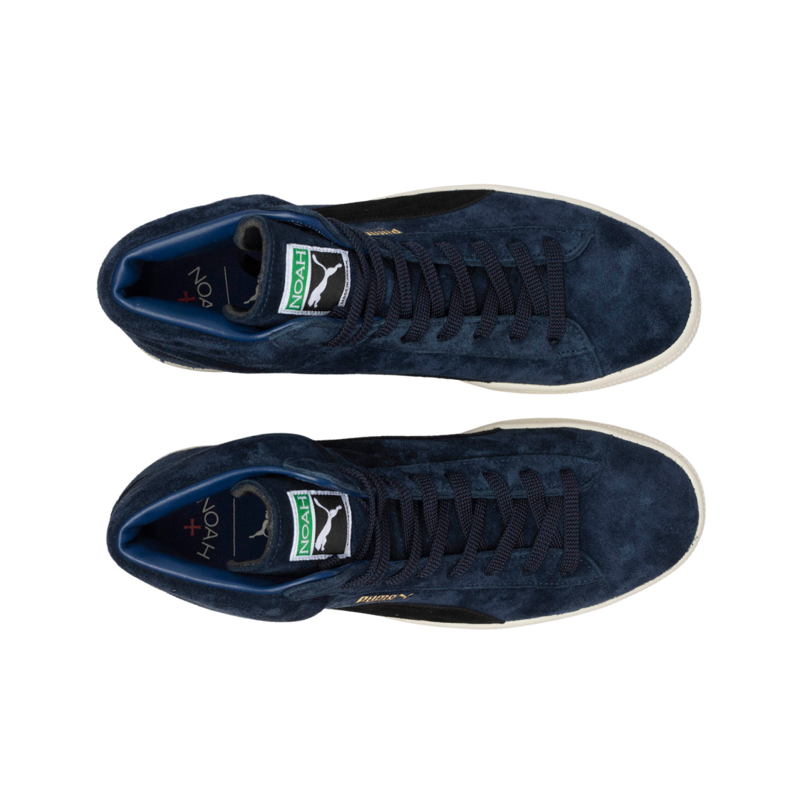 푸마 x 노아 스웨이드 클래식 미드 일렉트로 블루 푸마 블랙(Puma x Noah Suede Classic Mid Elektro Blue Puma Black) - 2