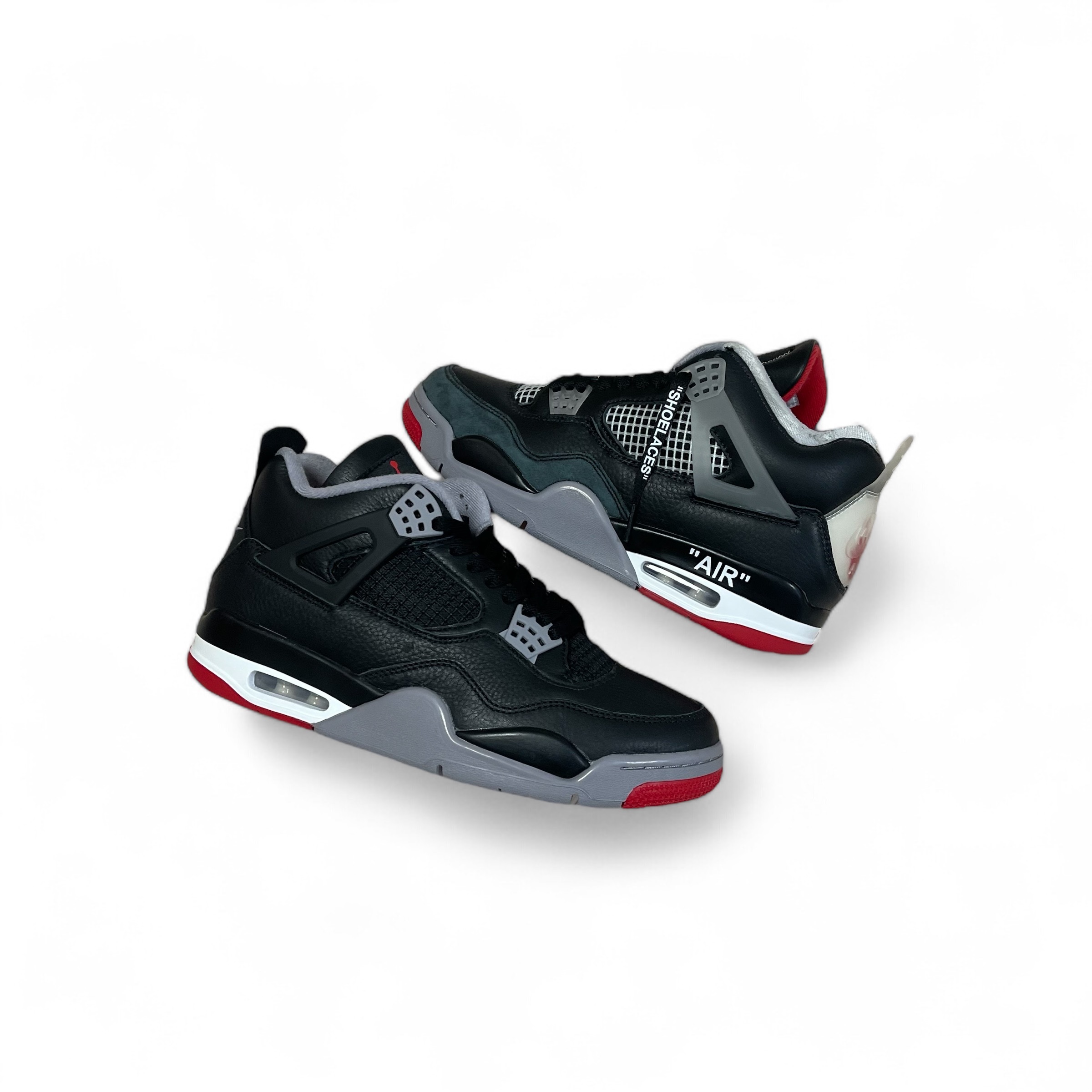 Jordan 4 Retro Bred Reimagined 착용 스타일 - 1