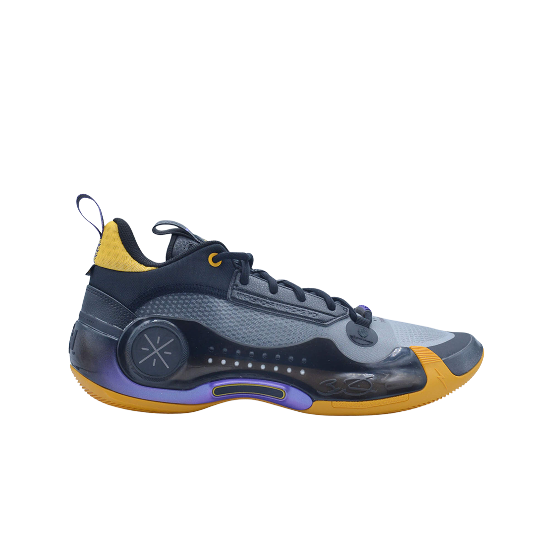 리닝 웨이 오브 웨이드 10 로우 레이커스 어웨이 블랙 옐로우(LiNing Way of Wade 10 Low Lakers Away Black Yellow)