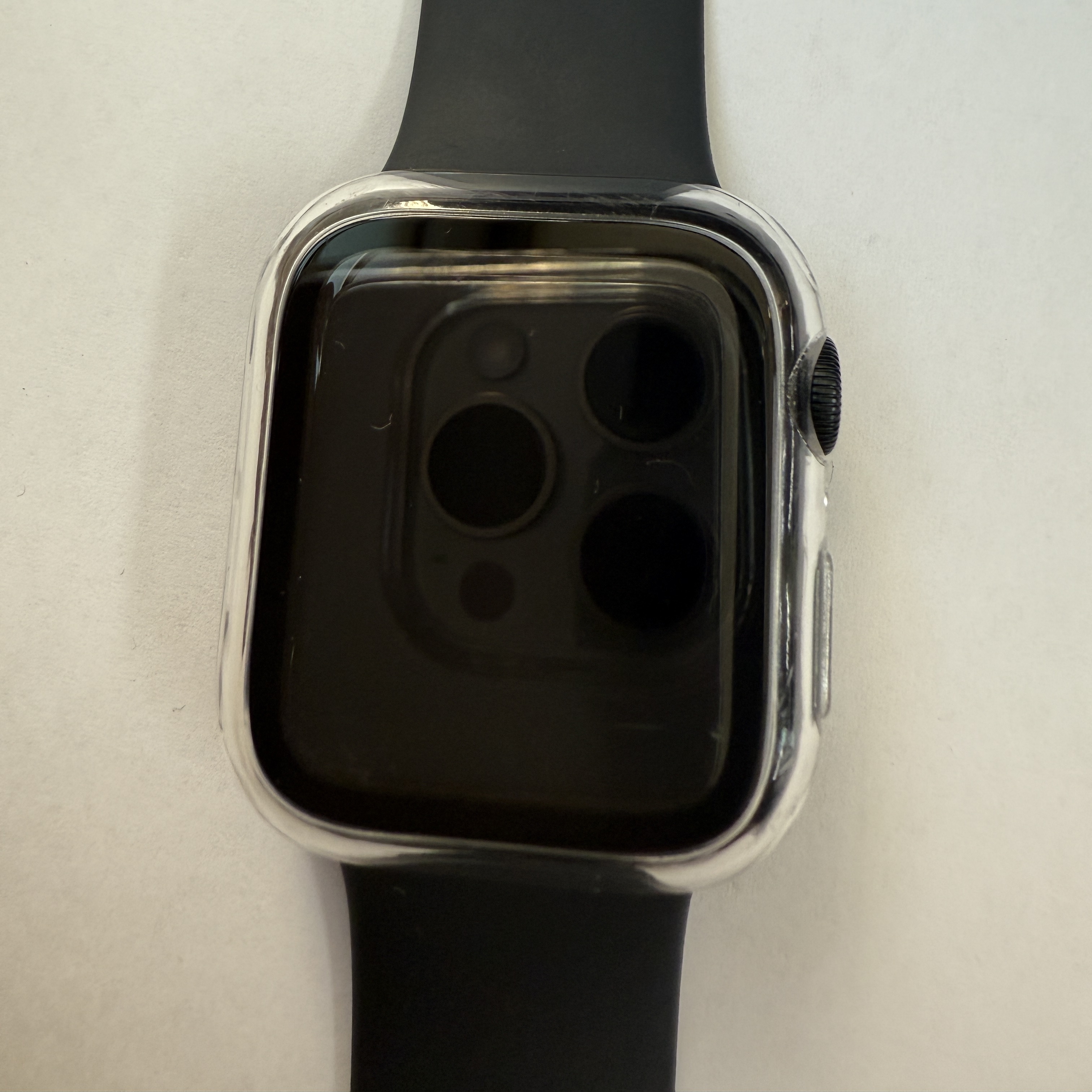 Apple Watch SE 2024 40mm Midnight Aluminium Case with Sport Band S/M Midnight (Korean Ver.) 착용 스타일