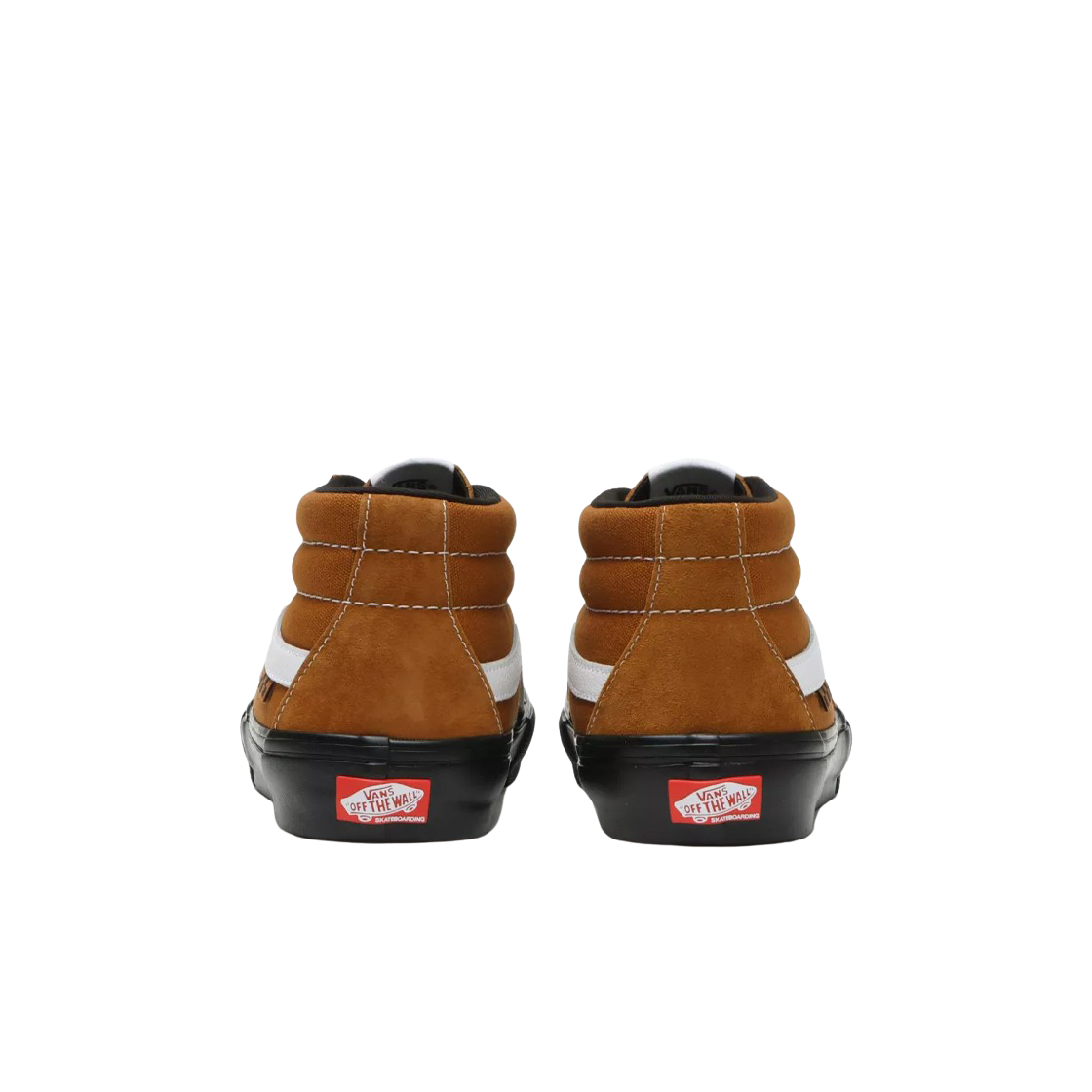반스 스케이트 그로소 미드 피그 스웨이드 브라운 블랙(Vans Skate Grosso Mid Pig Suede Brown Black) - 3
