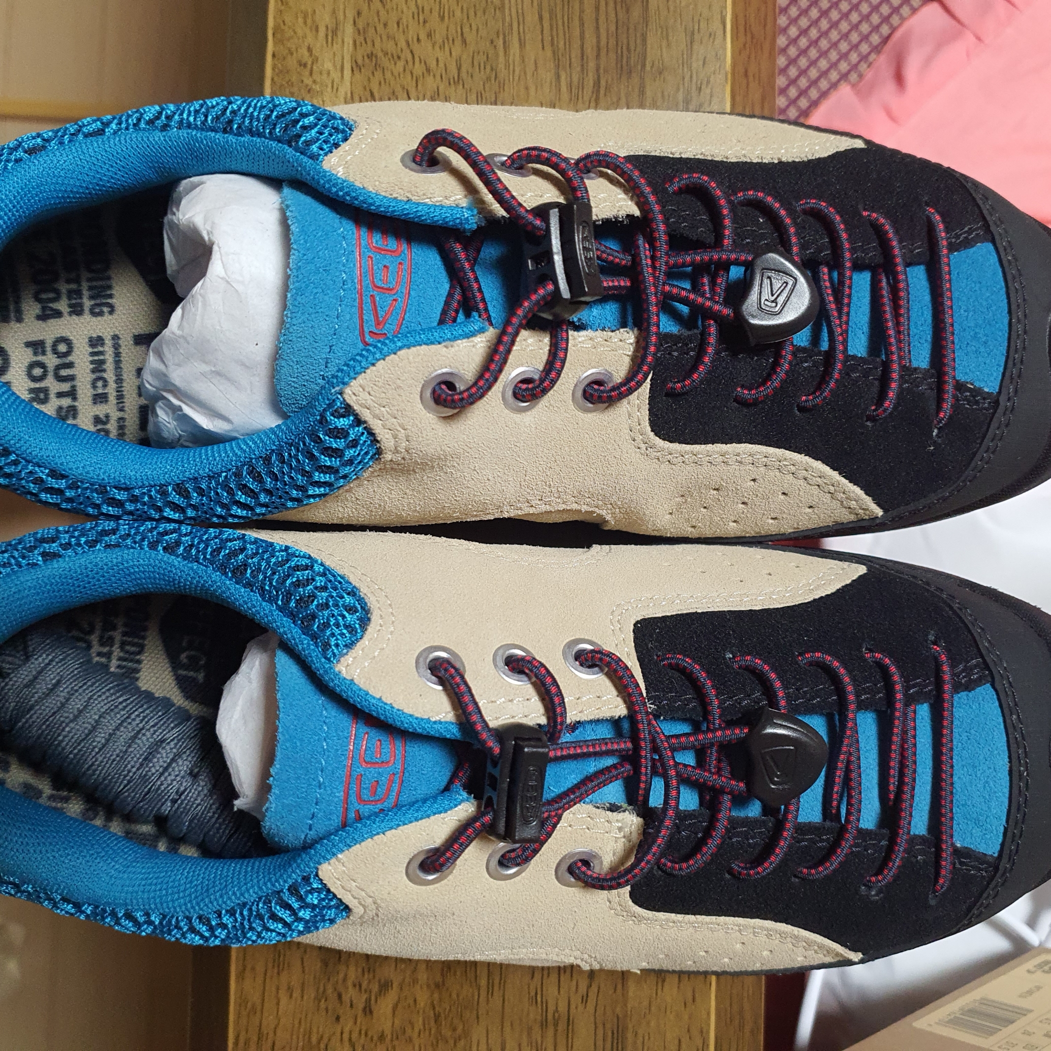 Keen Jasper Rocks SP Sneakers Beige 착용 스타일 - 1