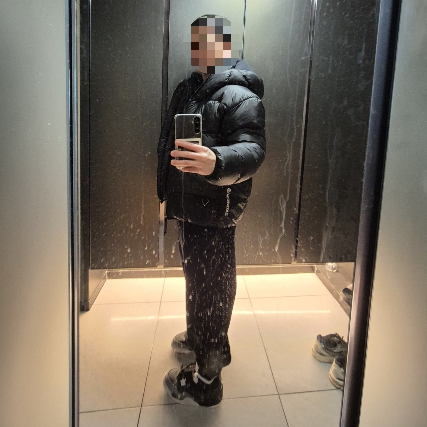 Jordan 4 Retro Fear 2024, Nike ACG Therma-Fit Fleece Pullover Hoodie Black Anthracite - Asia 착용 스타일 - 4