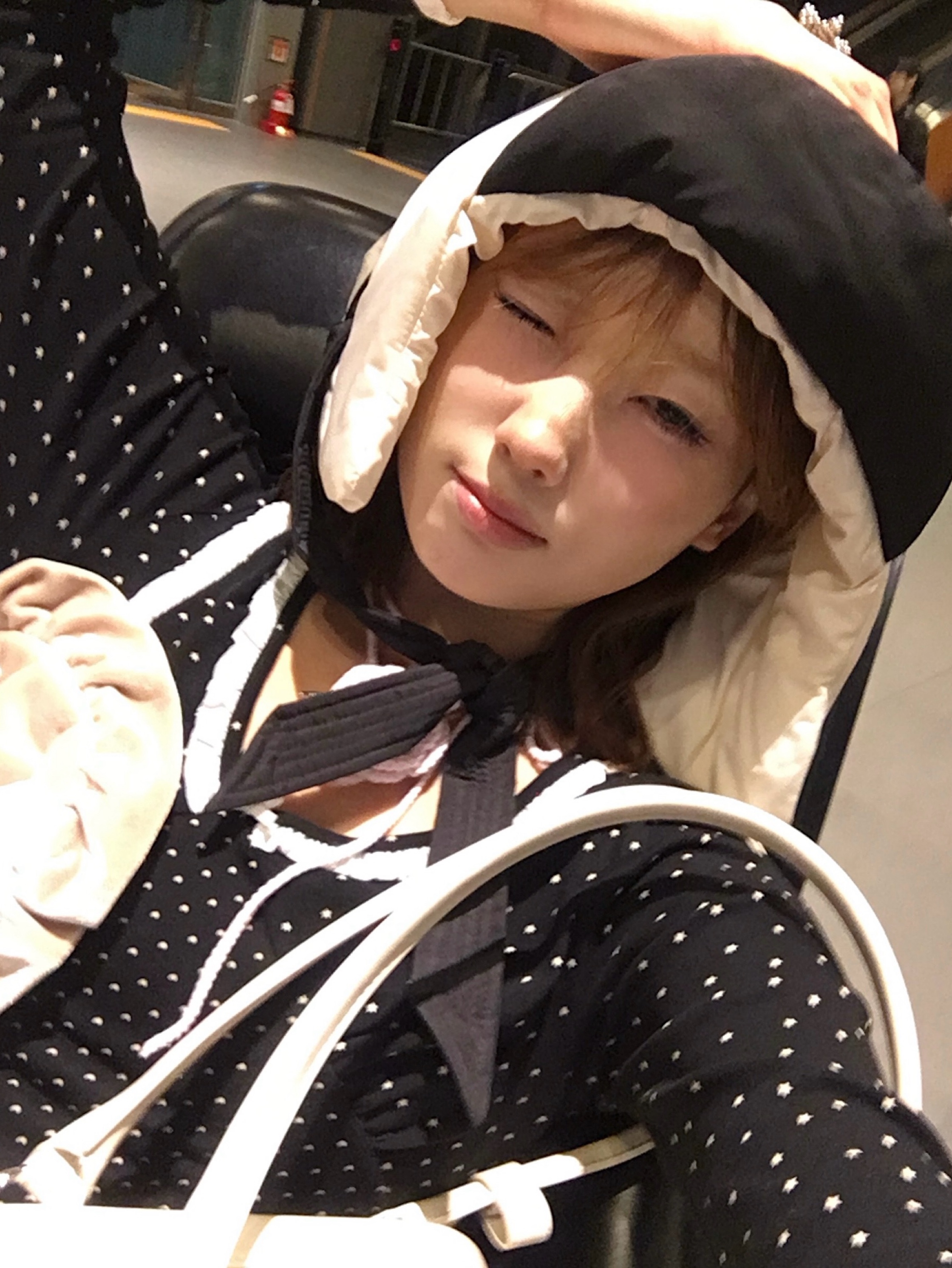 Allincomplete Panda Padding Balaclava 착용 스타일 - 1