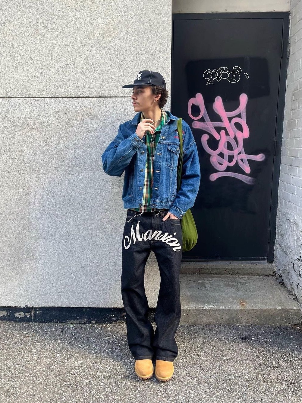 [20% 적립] Polo Ralph Lauren American Flag Polo Sports Denim Jacket Edgemere - 24FW, A.Presse 1st Type Denim Jacket Indigo - 24FW 착용 스타일 - 4