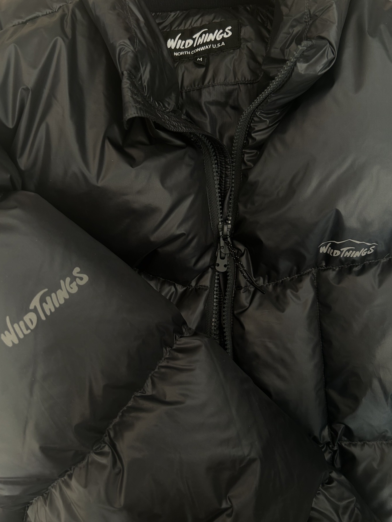 Wildthings Mountain Field Down Puffer Graphite 착용 스타일 - 7